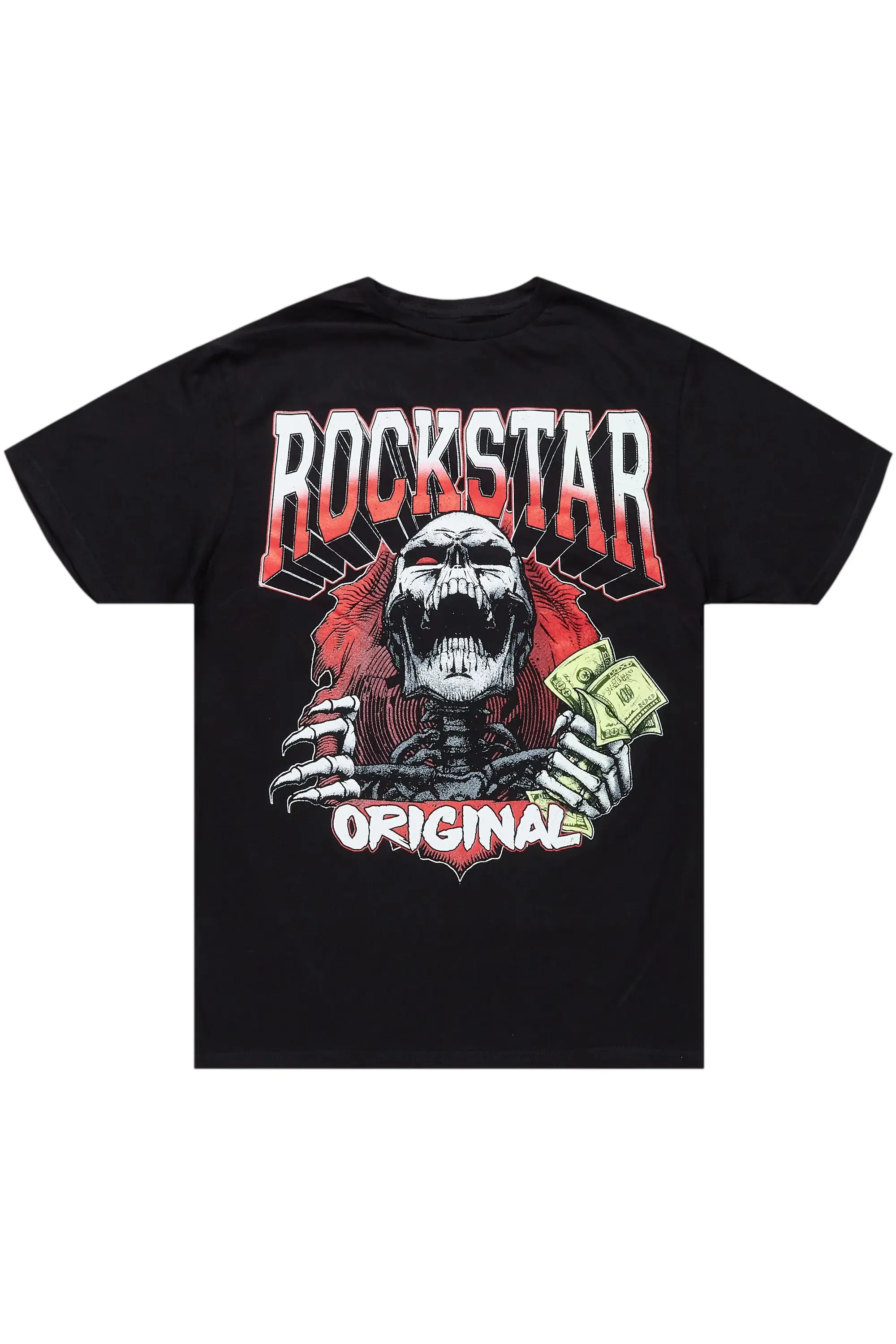 Zytron Black Graphic T-Shirt sold by Rockstar Original