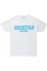 Sana White/Blue Graphic T-Shirt sold by Rockstar Original