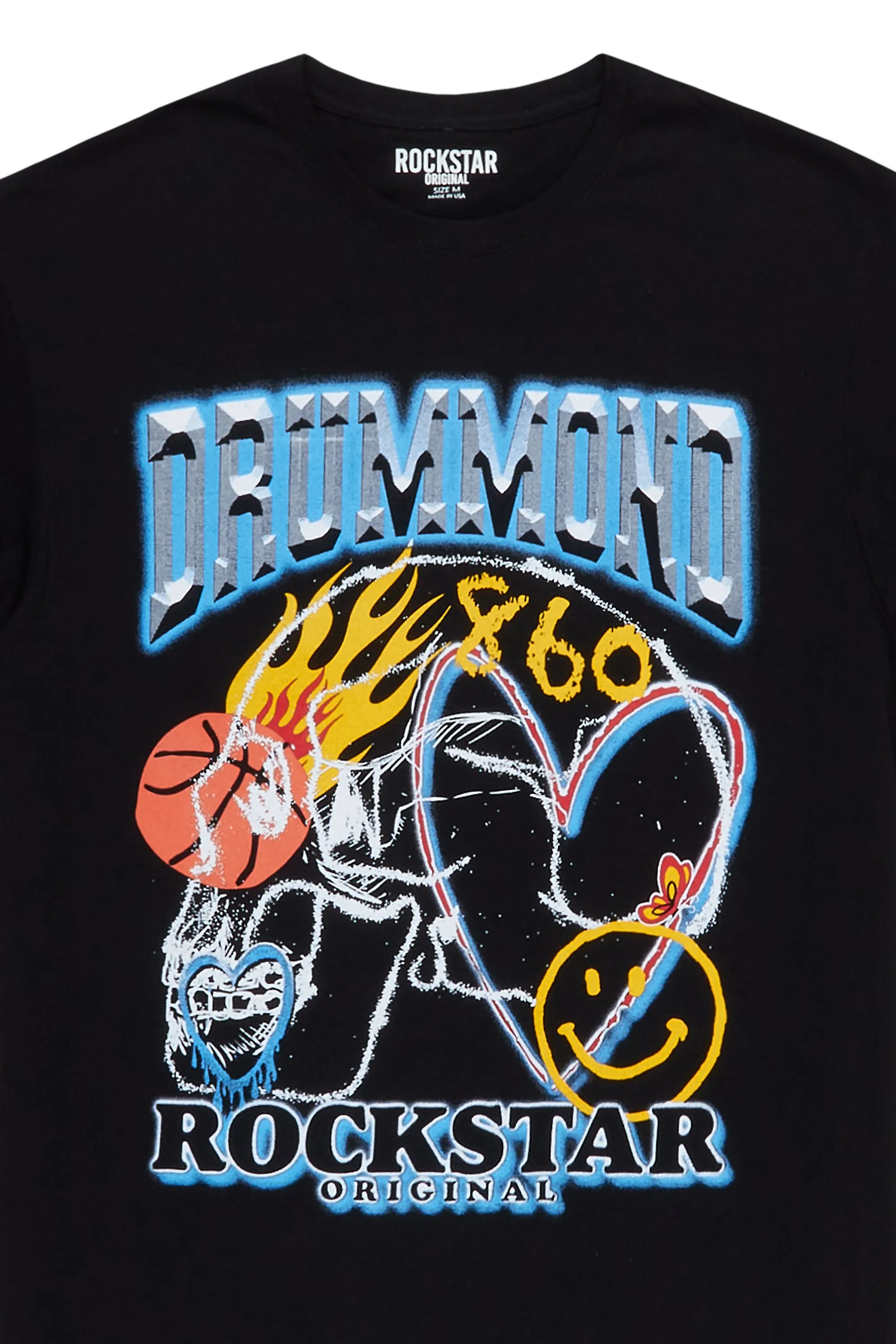 Drummond Black Graphic T-Shirt sold by Rockstar Original product image thumbnail 2