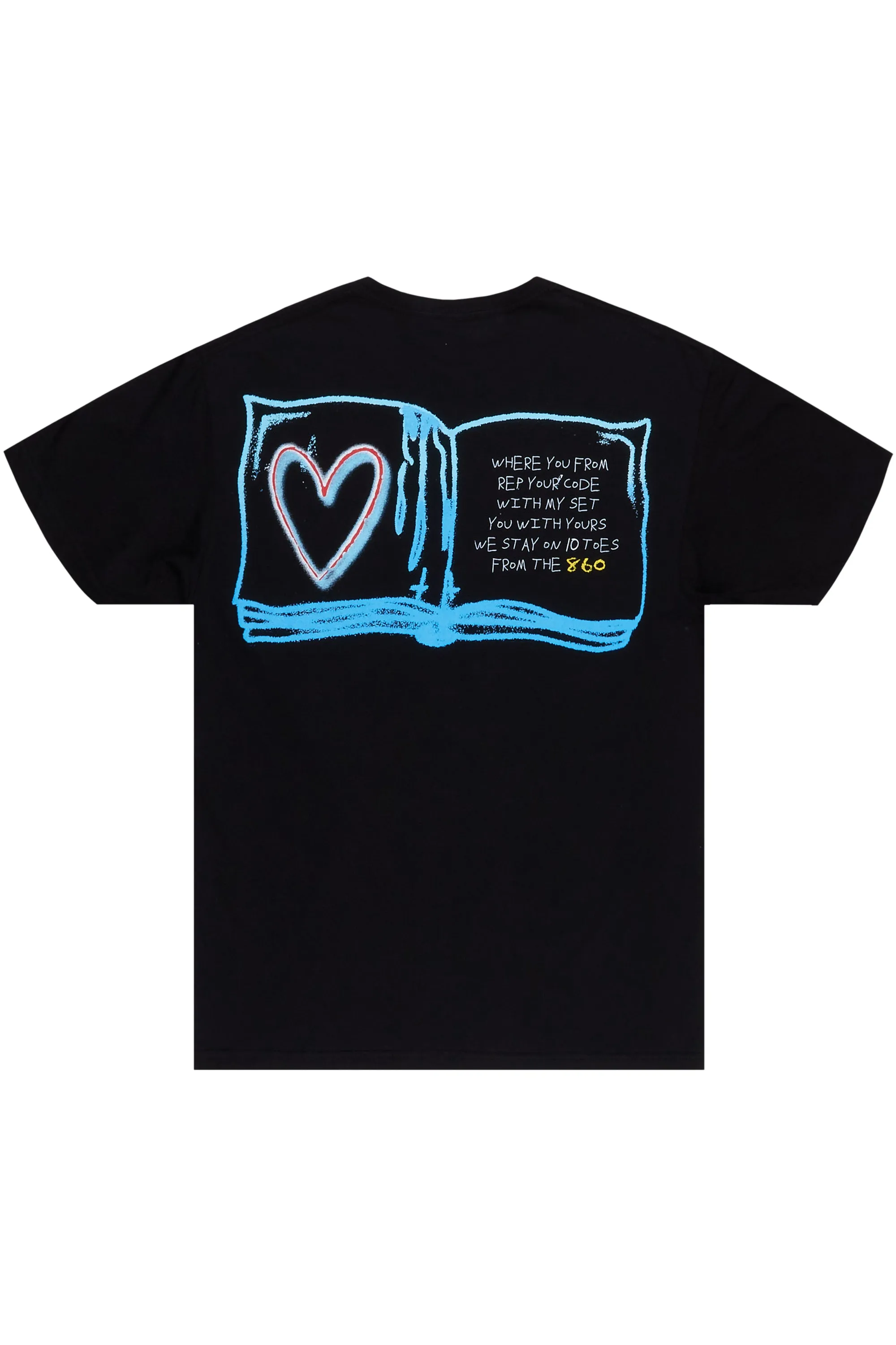 Drummond Black Graphic T-Shirt sold by Rockstar Original product image thumbnail 3