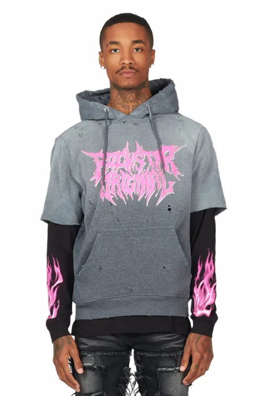 Dacian Charcoal Graphic Hoodie sold by Rockstar Original