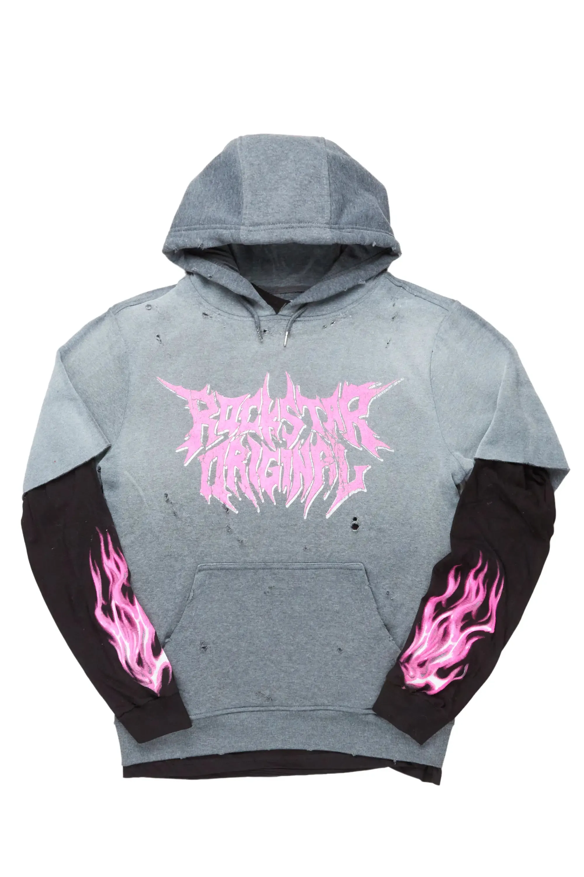Dacian Charcoal Graphic Hoodie sold by Rockstar Original product image thumbnail 2