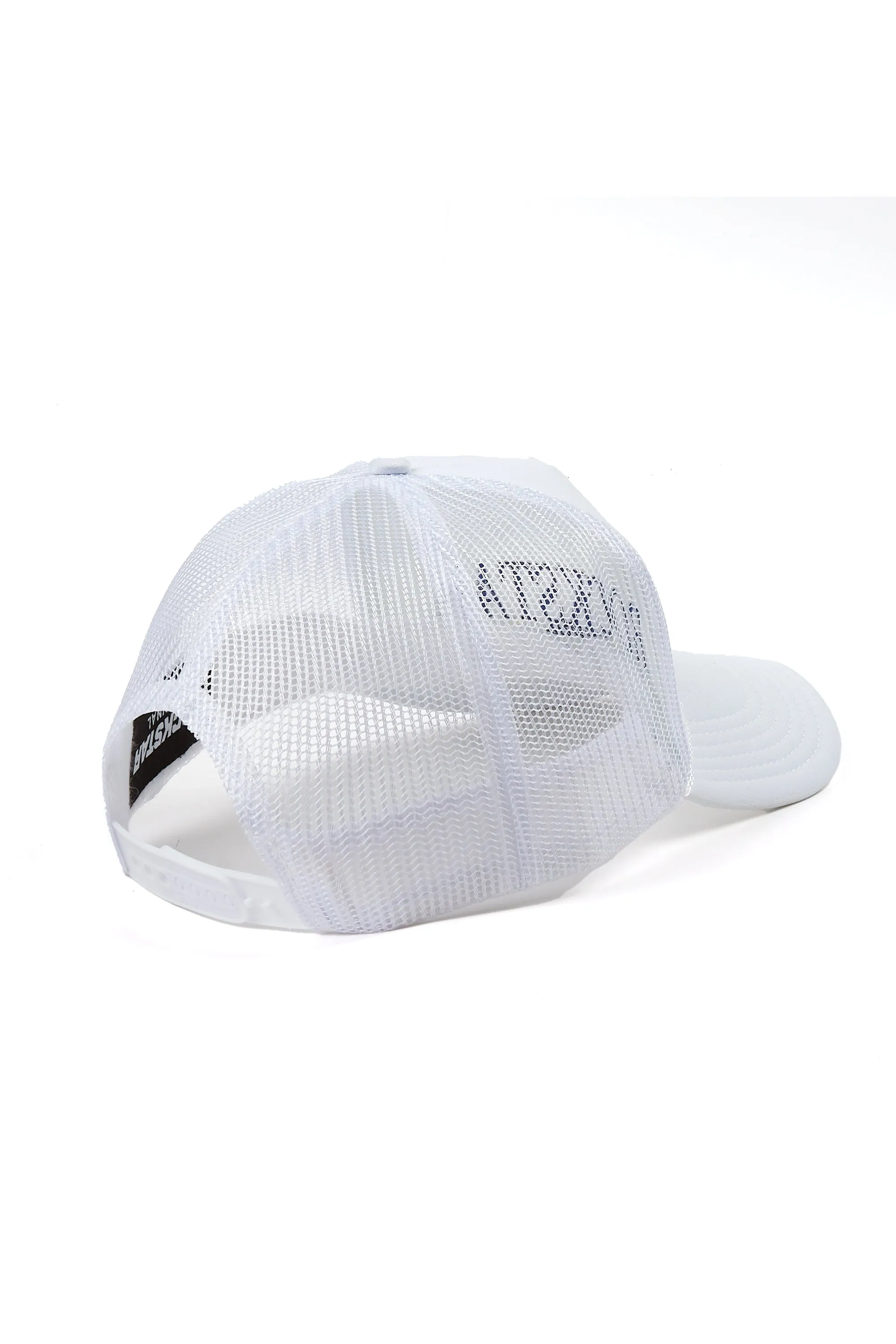 Octavio White/Blue Trucker Hat sold by Rockstar Original product image thumbnail 3