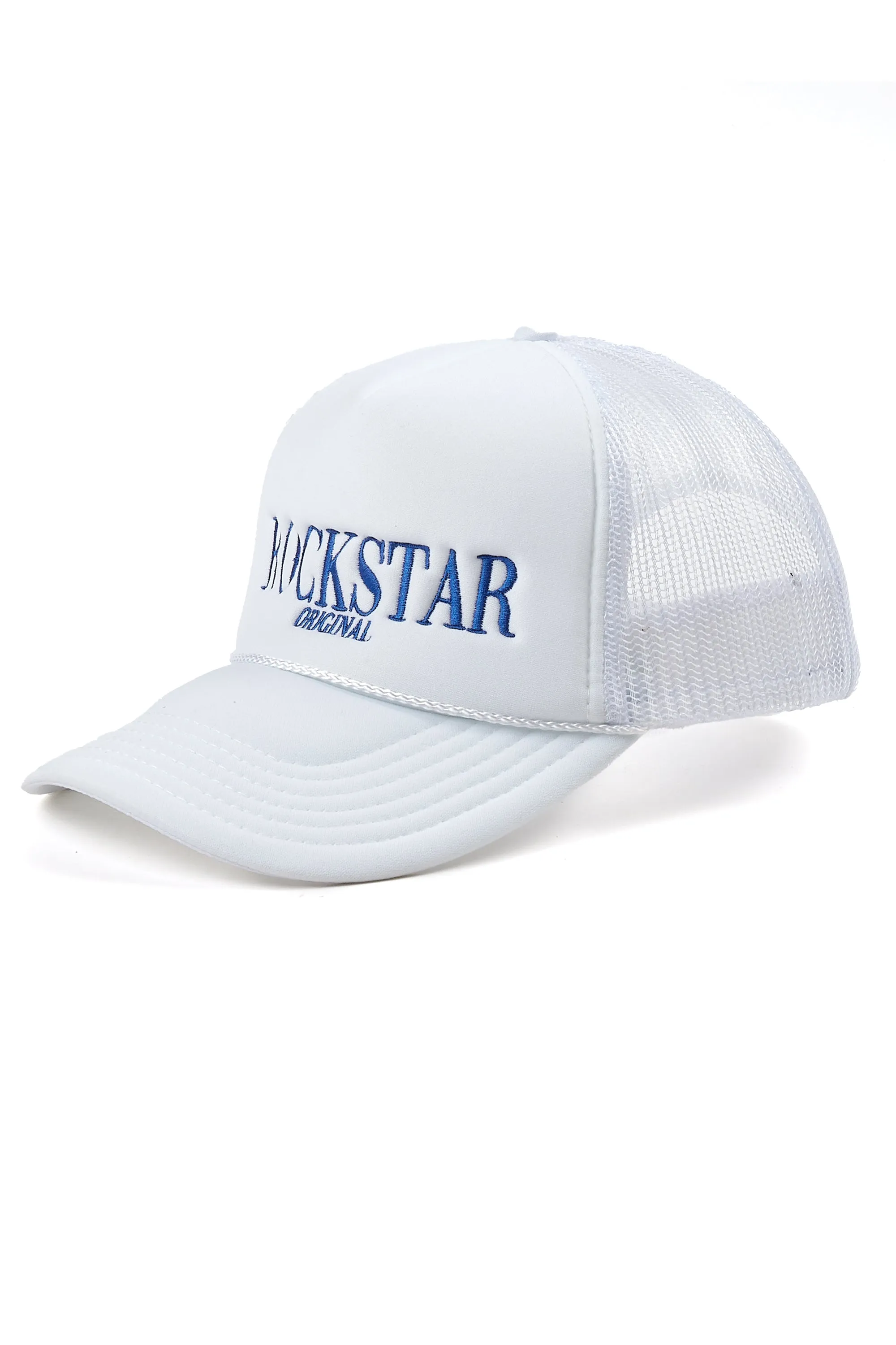 Octavio White/Blue Trucker Hat sold by Rockstar Original product image thumbnail 2