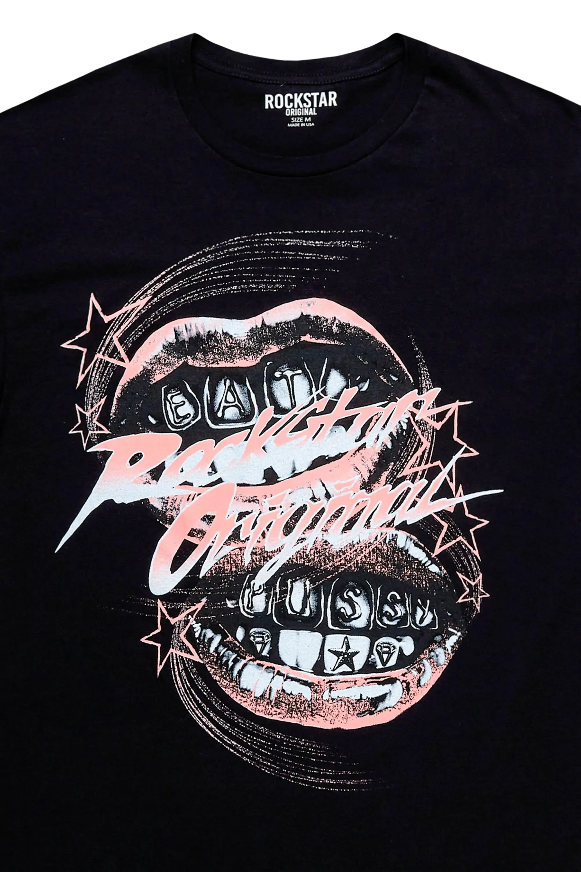 Malique Black Oversized T-Shirt sold by Rockstar Original product image thumbnail 2