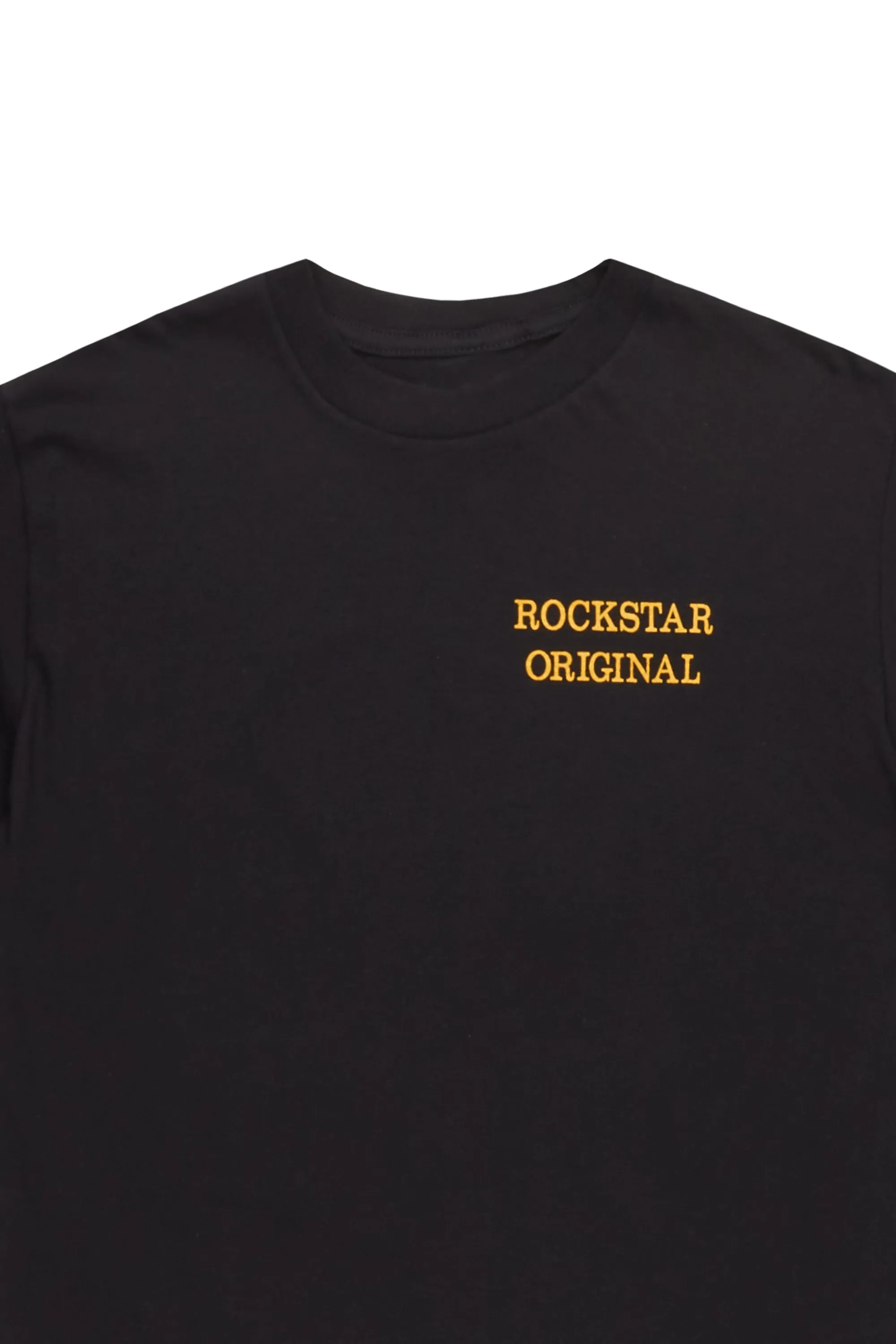 Realex Black Graphic T-Shirt sold by Rockstar Original product image thumbnail 3