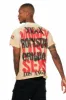 Omer Beige Oversized Graphic T-Shirt sold by Rockstar Original
