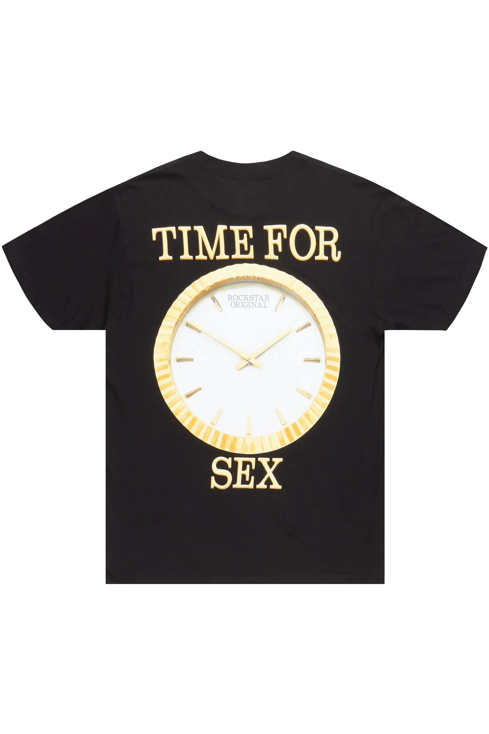 Realex Black Graphic T-Shirt sold by Rockstar Original