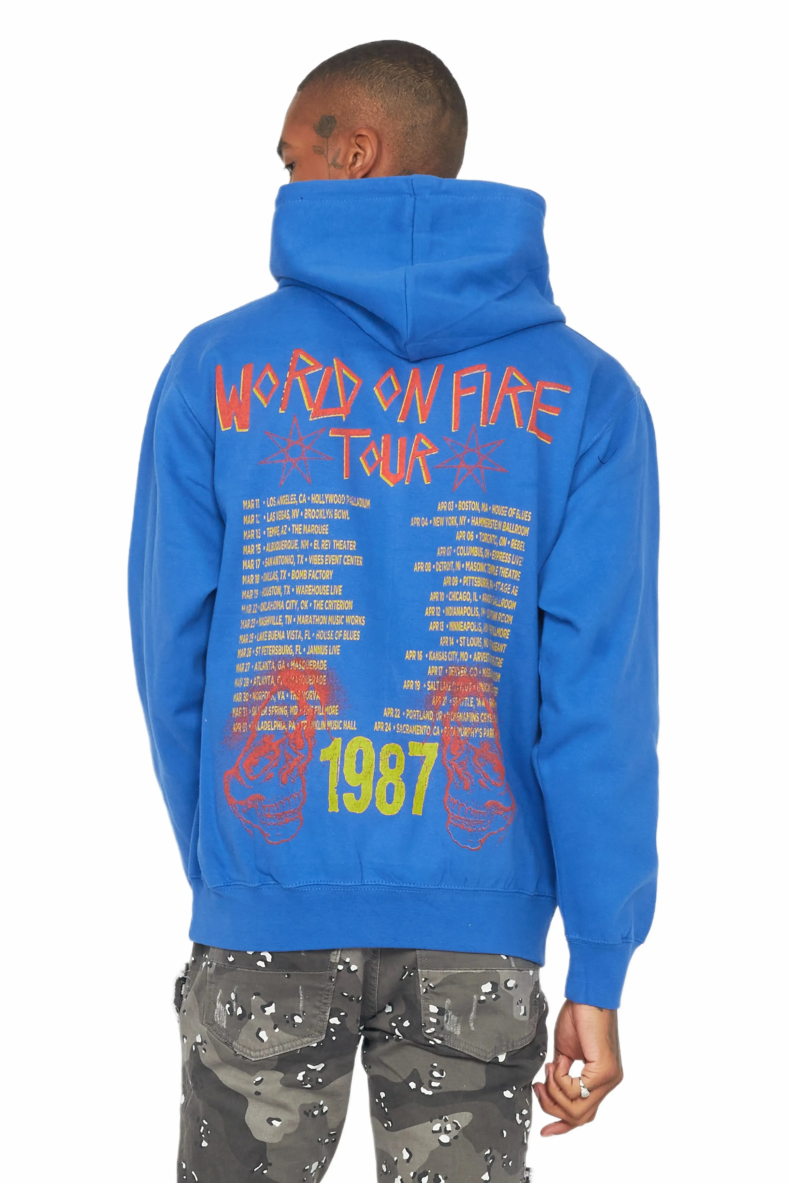 Barrett Royal Blue Graphic Hoodie sold by Rockstar Original product image thumbnail 2