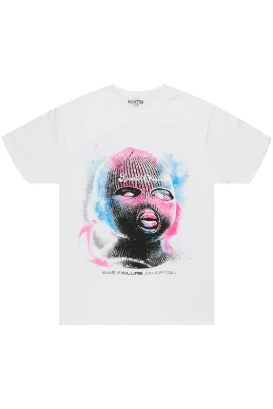 Fionn White Graphic T-Shirt sold by Rockstar Original