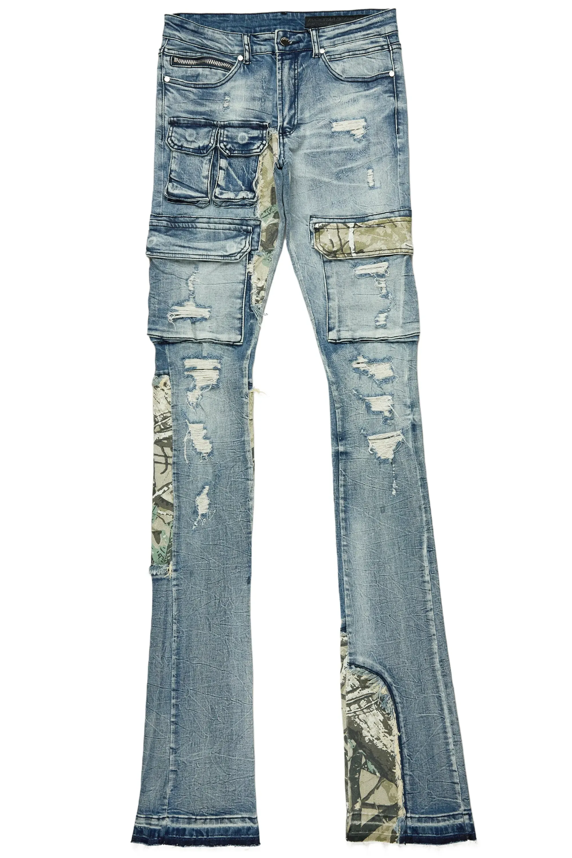 Zeta Blue Super Stacked Flare Jean sold by Rockstar Original product image thumbnail 2