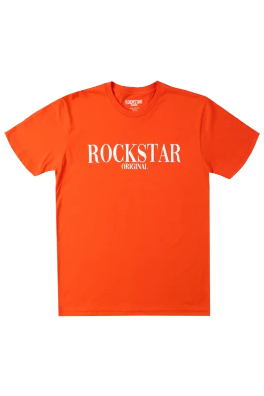 Octavio Printed T-Shirt- Orange sold by Rockstar Original
