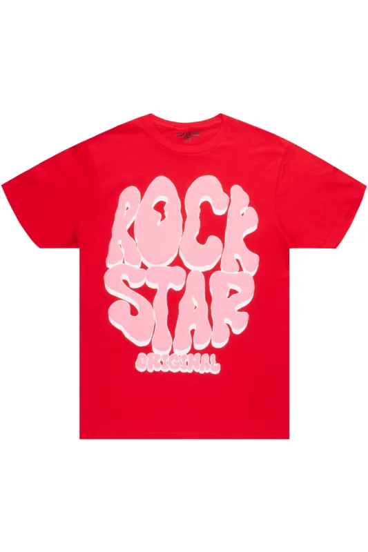 Warblen Red Graphic T-Shirt made by Rockstar Original