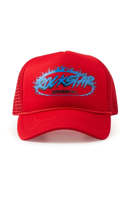 Kemp Red Graphic Trucker Hat sold by Rockstar Original