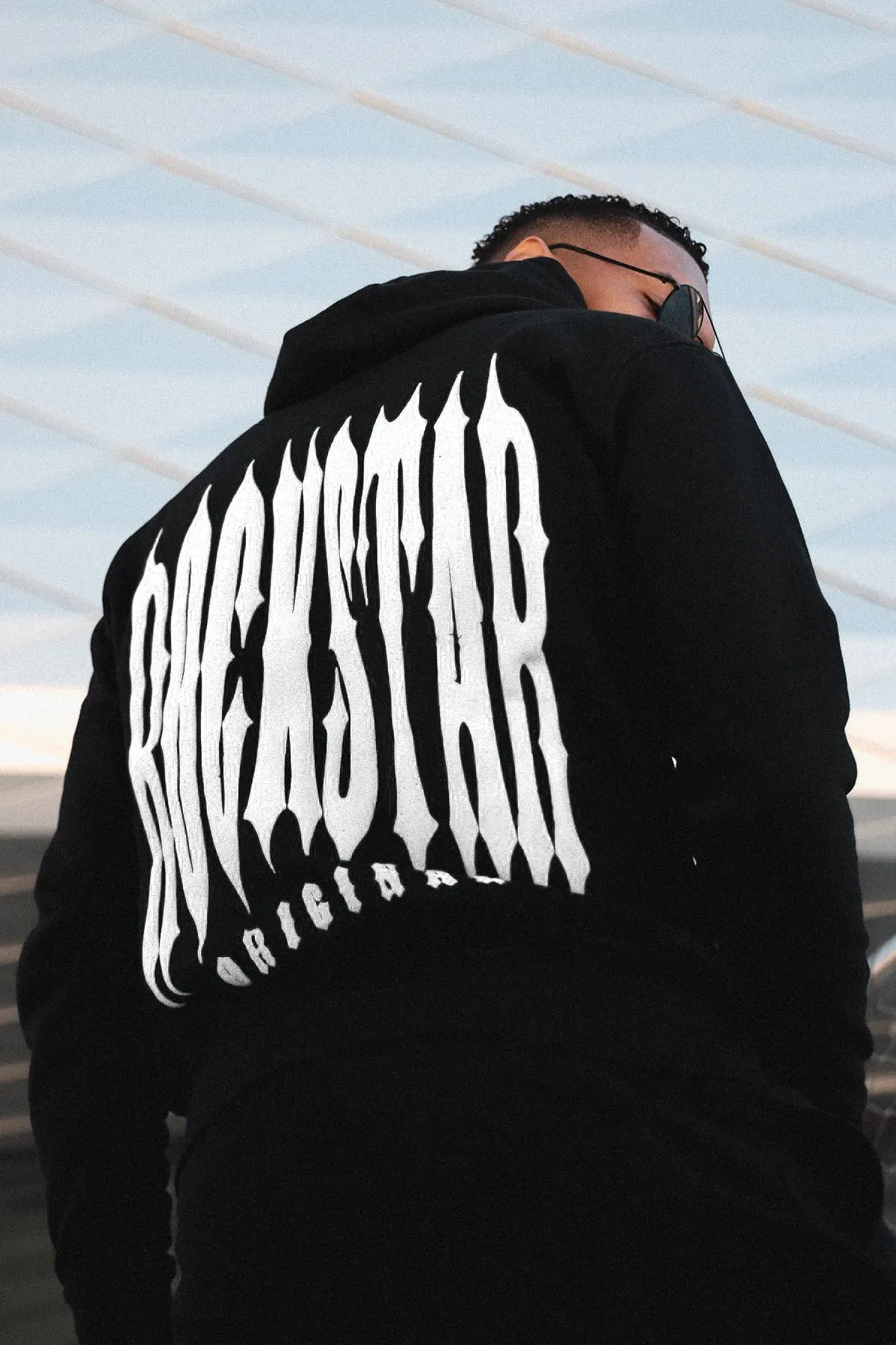 Skeller Black Graphic Hoodie sold by Rockstar Original product image thumbnail 2
