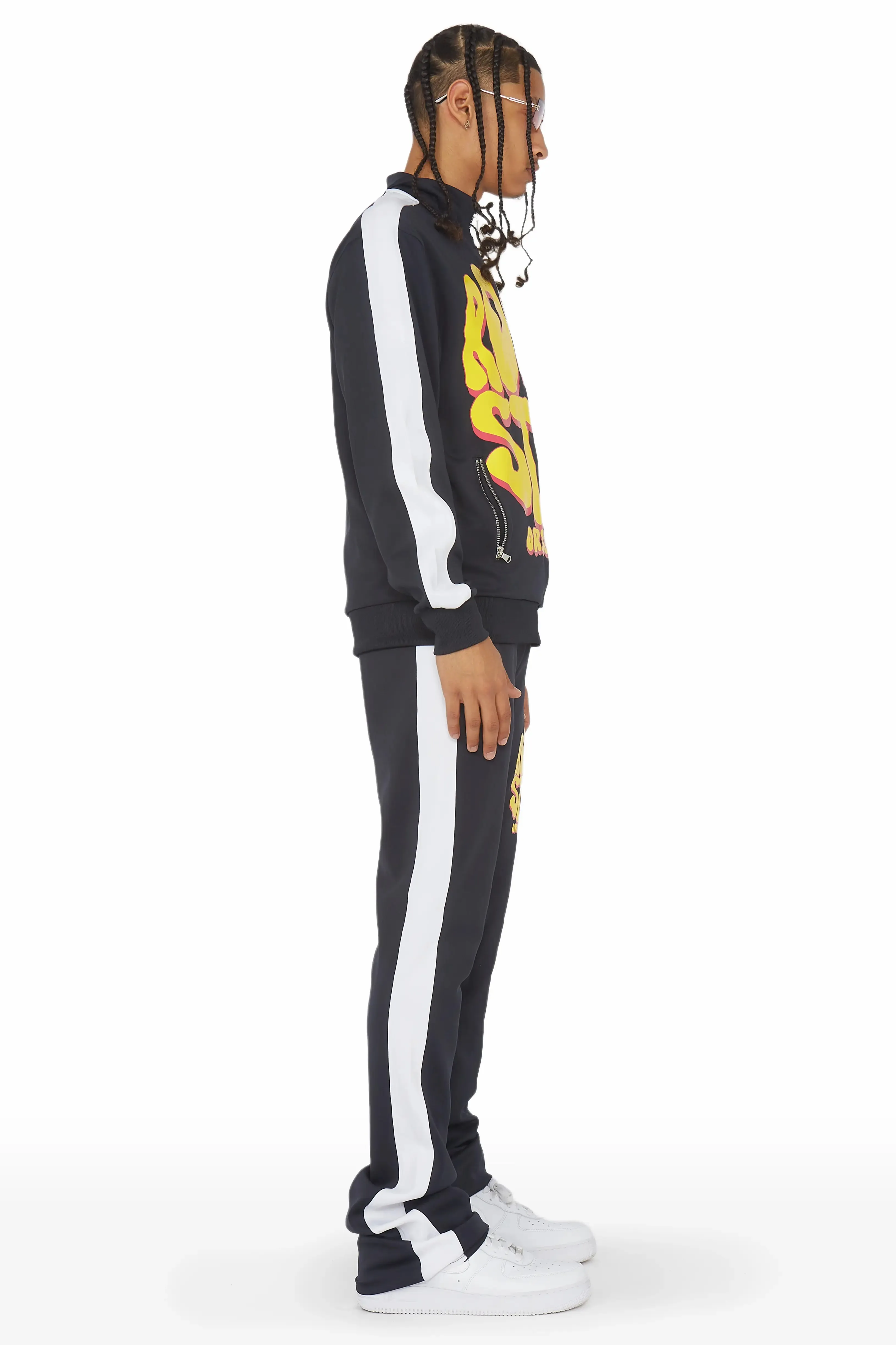 Warblen Black/Yellow Tricot Super Stacked Track Set sold by Rockstar Original product image thumbnail 3