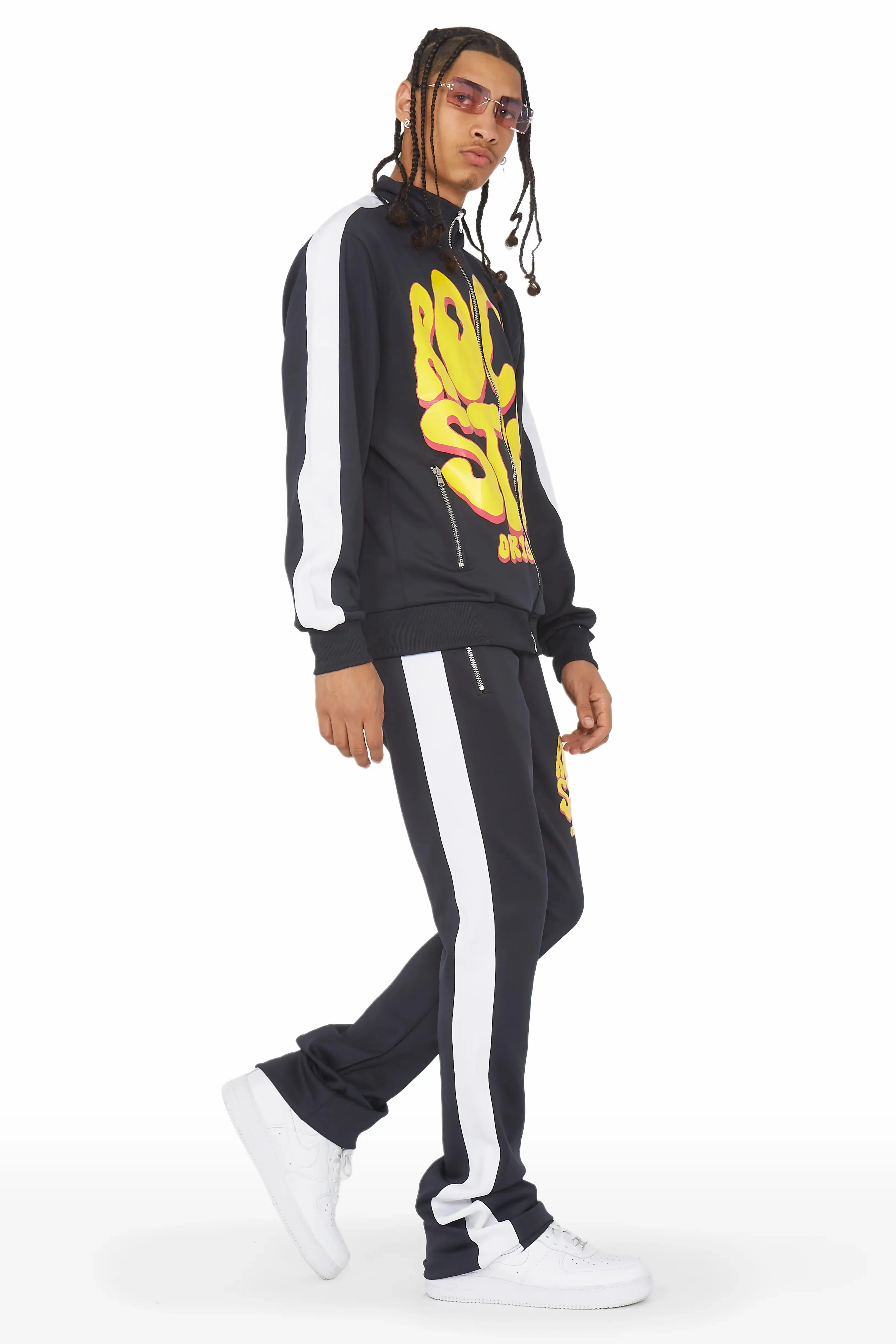 Warblen Black/Yellow Tricot Super Stacked Track Set sold by Rockstar Original product image thumbnail 2