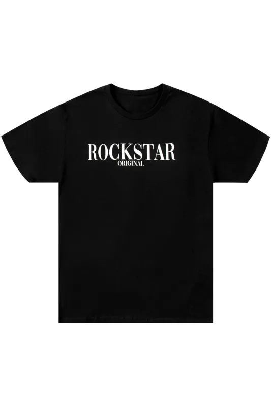 Octavio Printed T-Shirt-Black/White sold by Rockstar Original