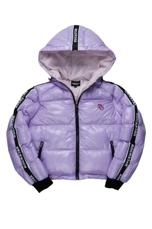 Jackey Lavender Puffer Jacket sold by Rockstar Original