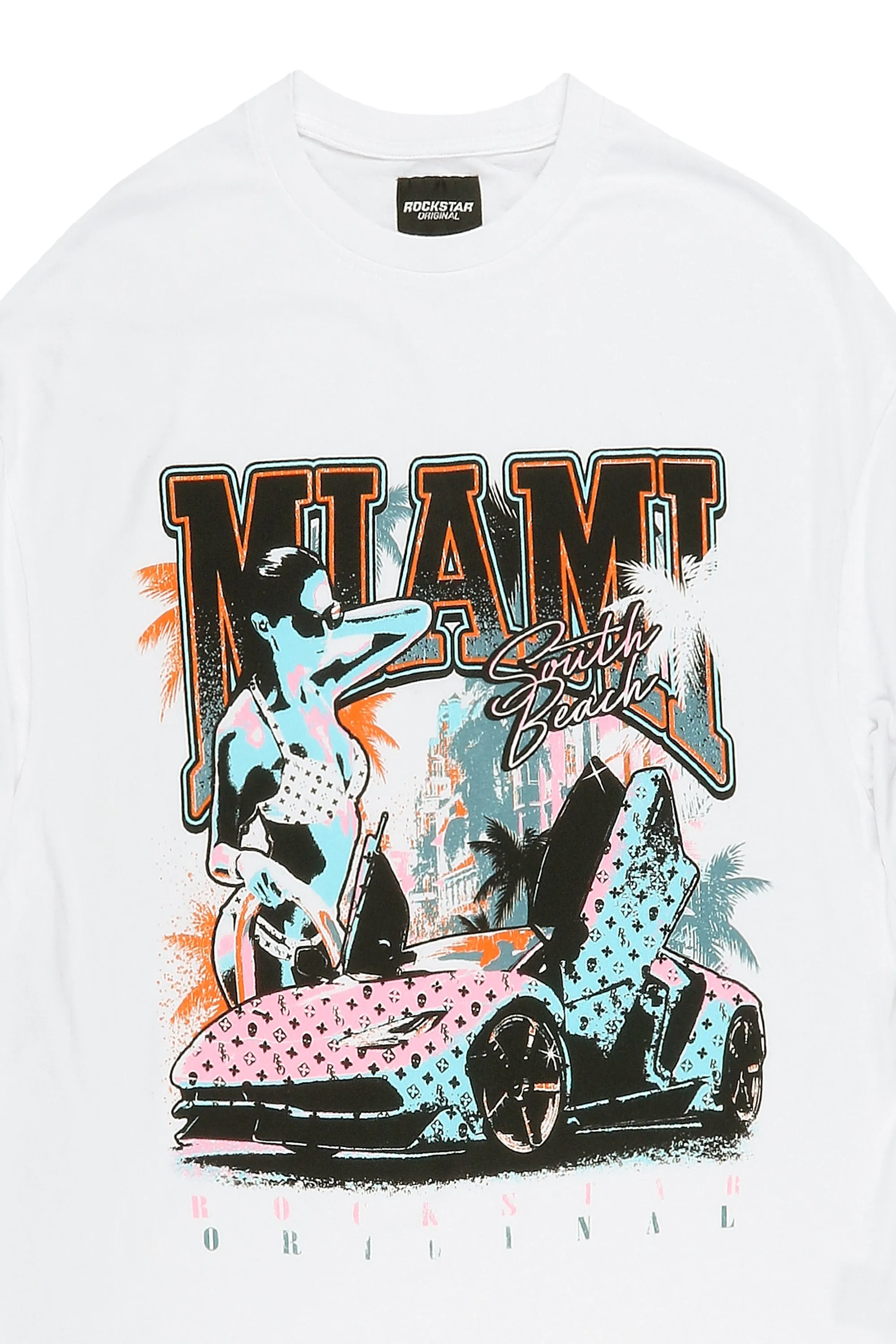 Drexell Off White Oversized Graphic T-Shirt sold by Rockstar Original product image thumbnail 2