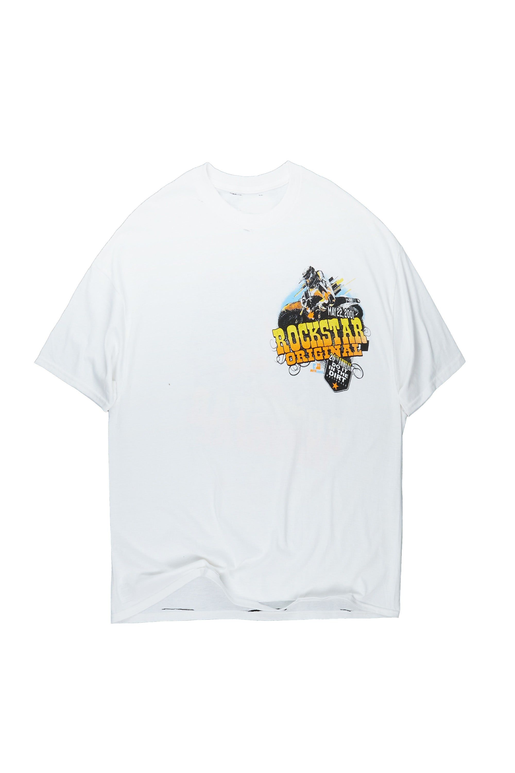 Theo White Oversized Graphic T-Shirt sold by Rockstar Original product image thumbnail 4