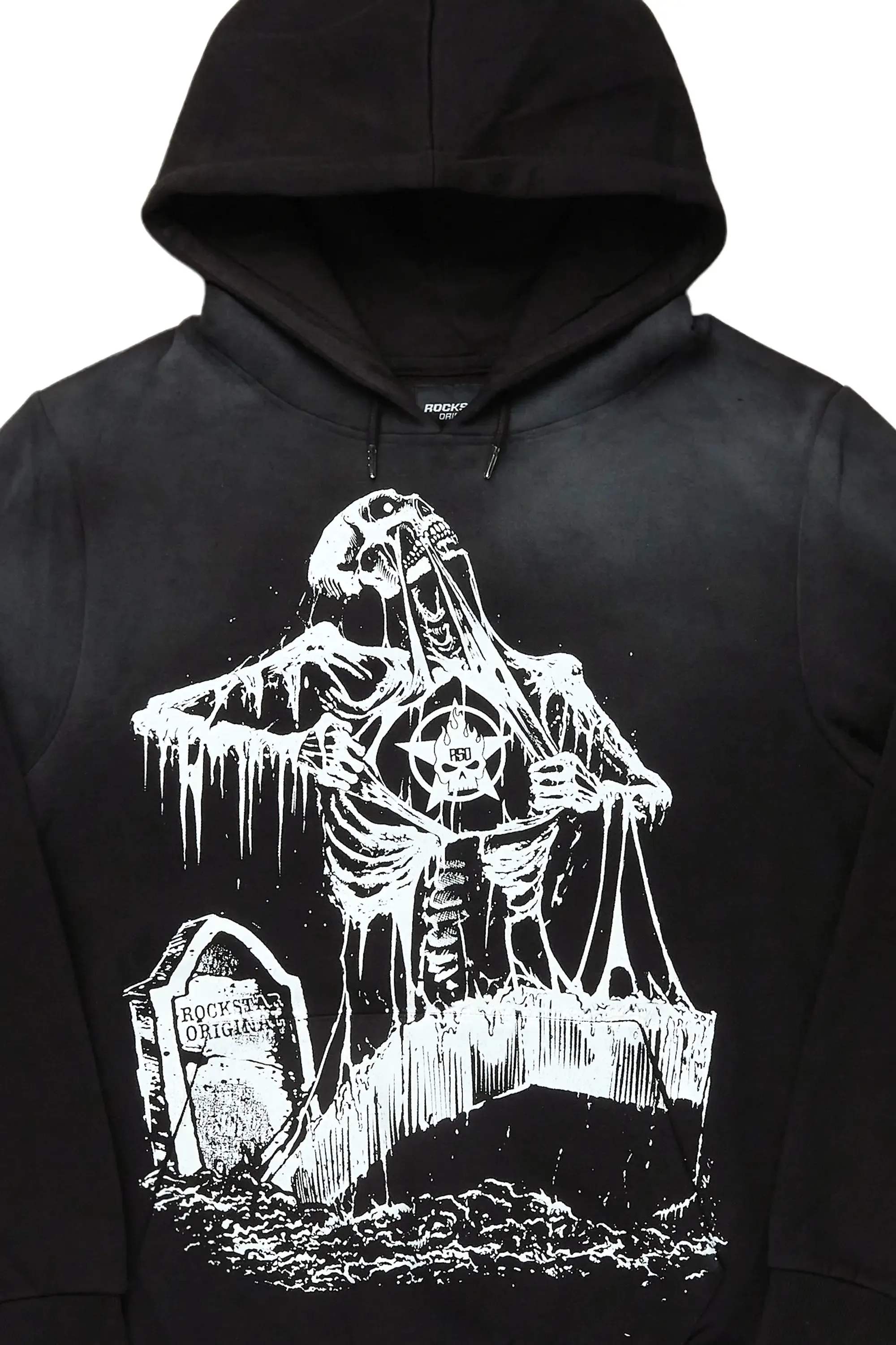 Brookwood Black Graphic Hoodie sold by Rockstar Original product image thumbnail 5