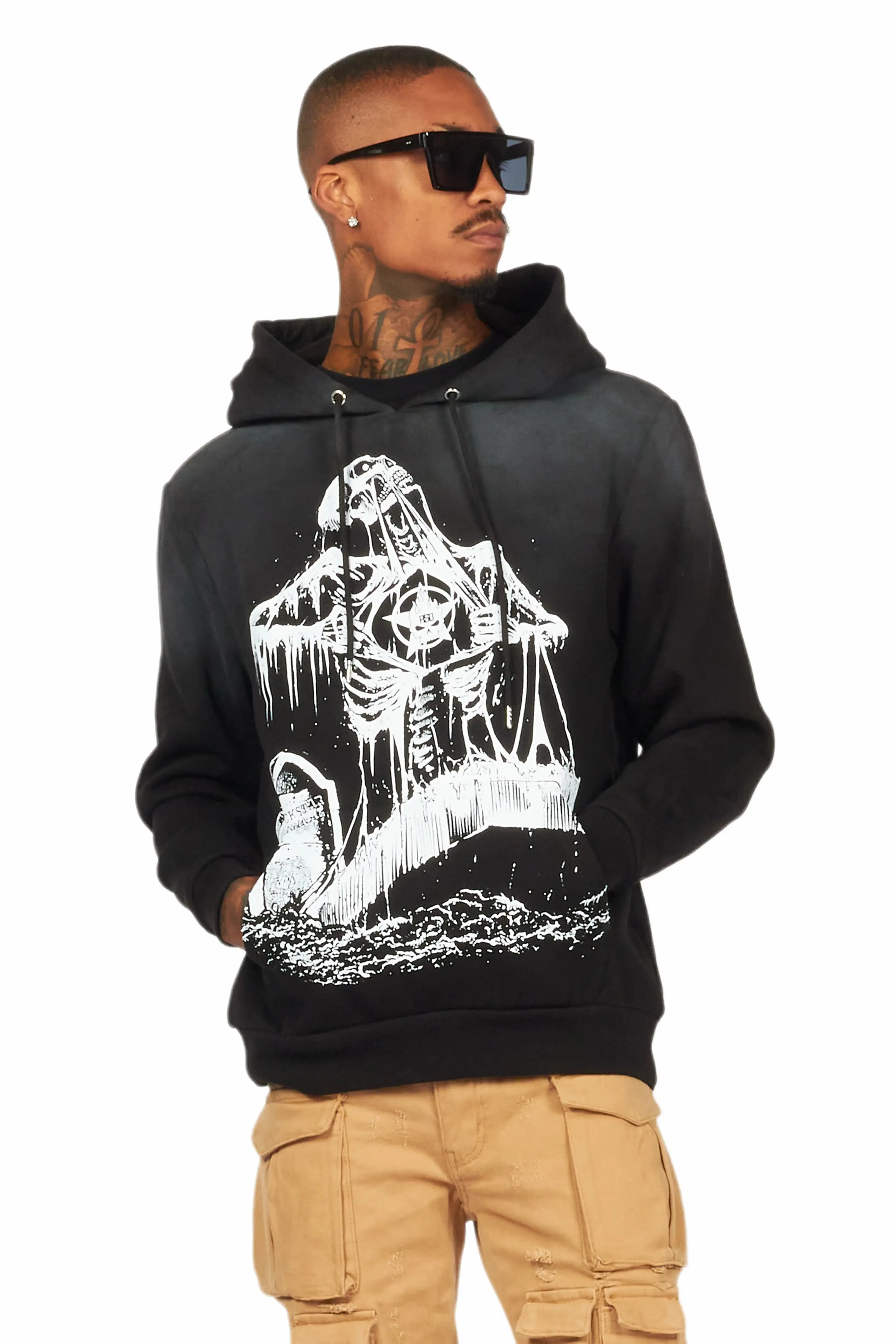 Brookwood Black Graphic Hoodie sold by Rockstar Original product image thumbnail 2