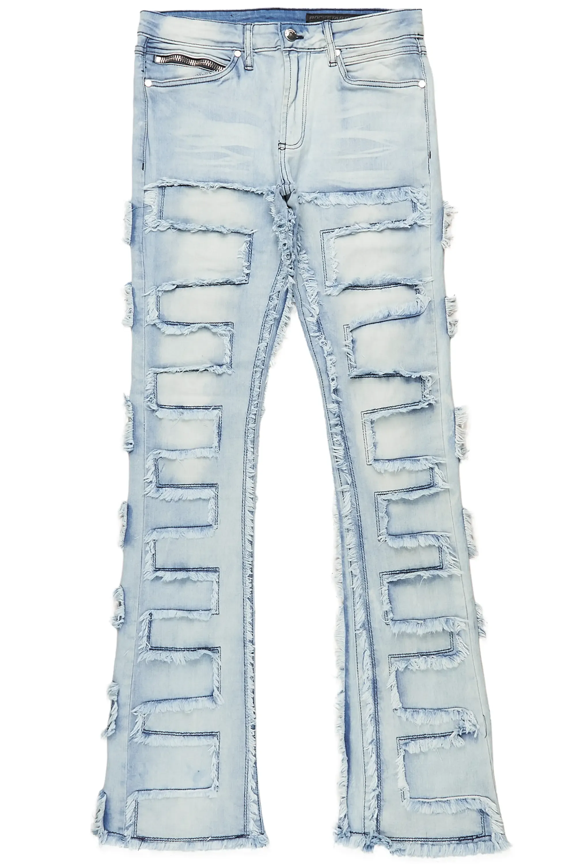 Arne Blue Stacked Flare Jean sold by Rockstar Original product image thumbnail 2