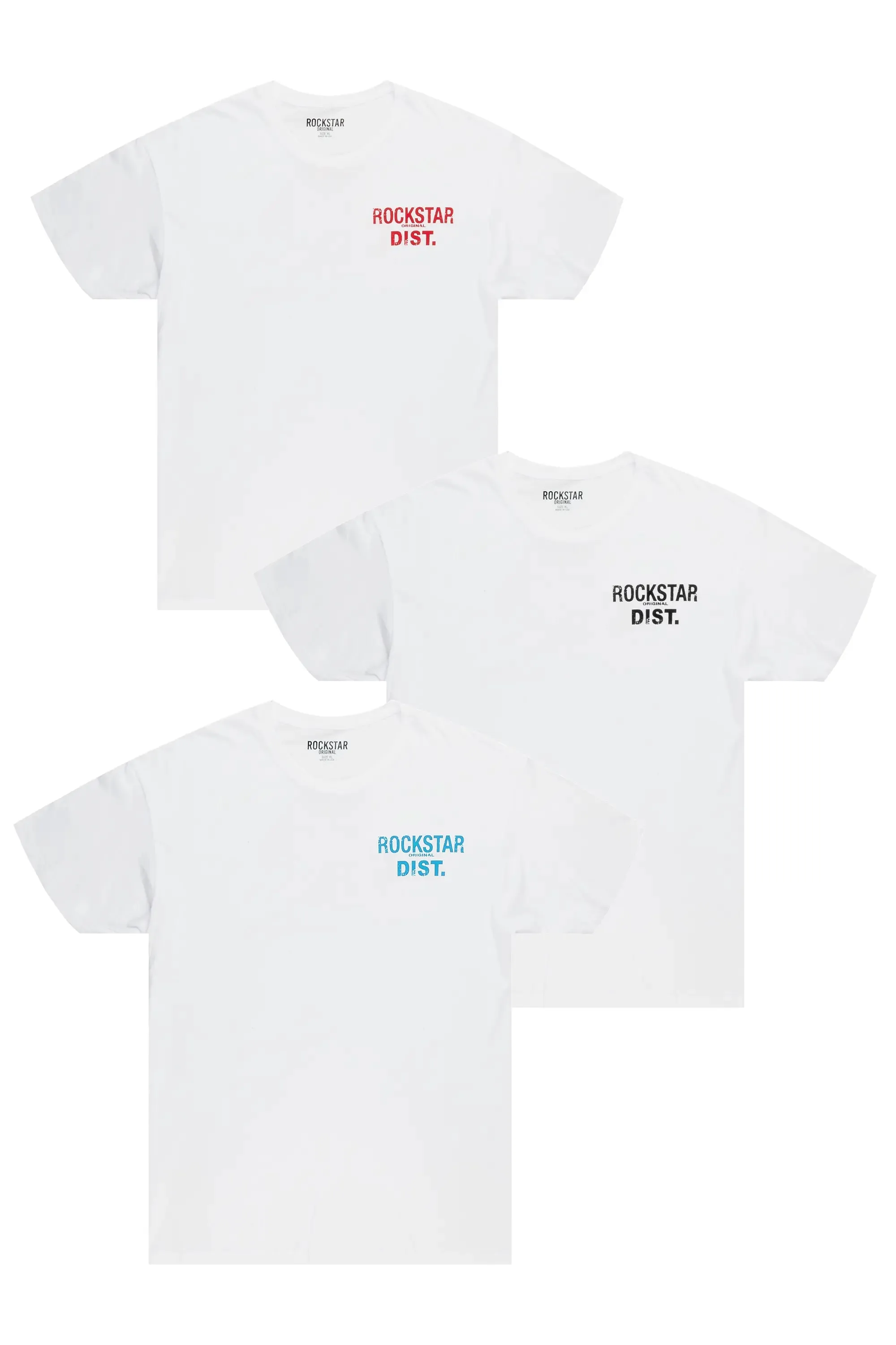 Lake White Printed T-Shirt 3 Pack sold by Rockstar Original product image thumbnail 2