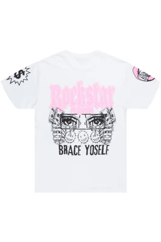 Kayosska White Graphic T-Shirt sold by Rockstar Original