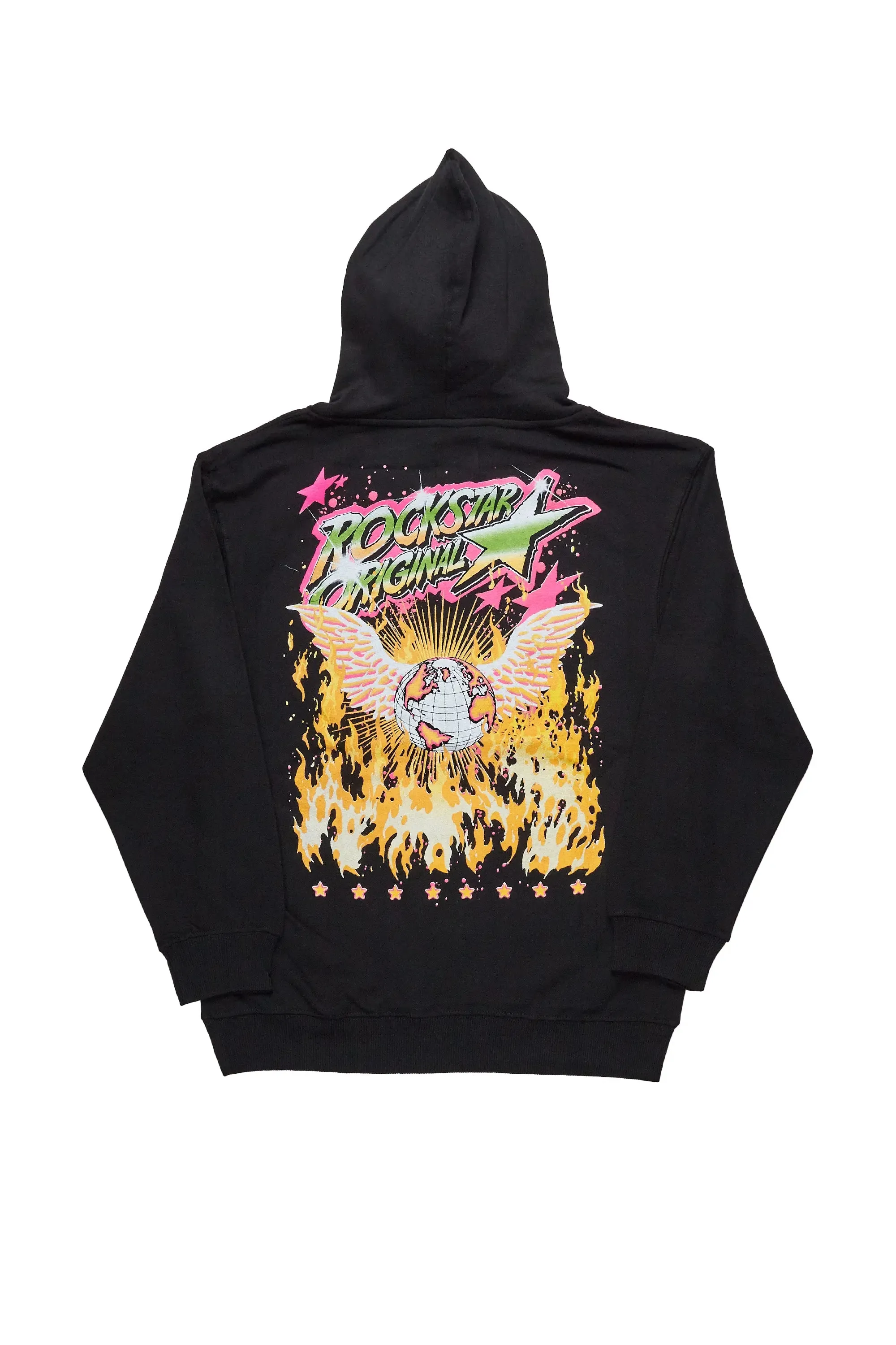 Sarayha Black Oversized Hoodie sold by Rockstar Original product image thumbnail 3