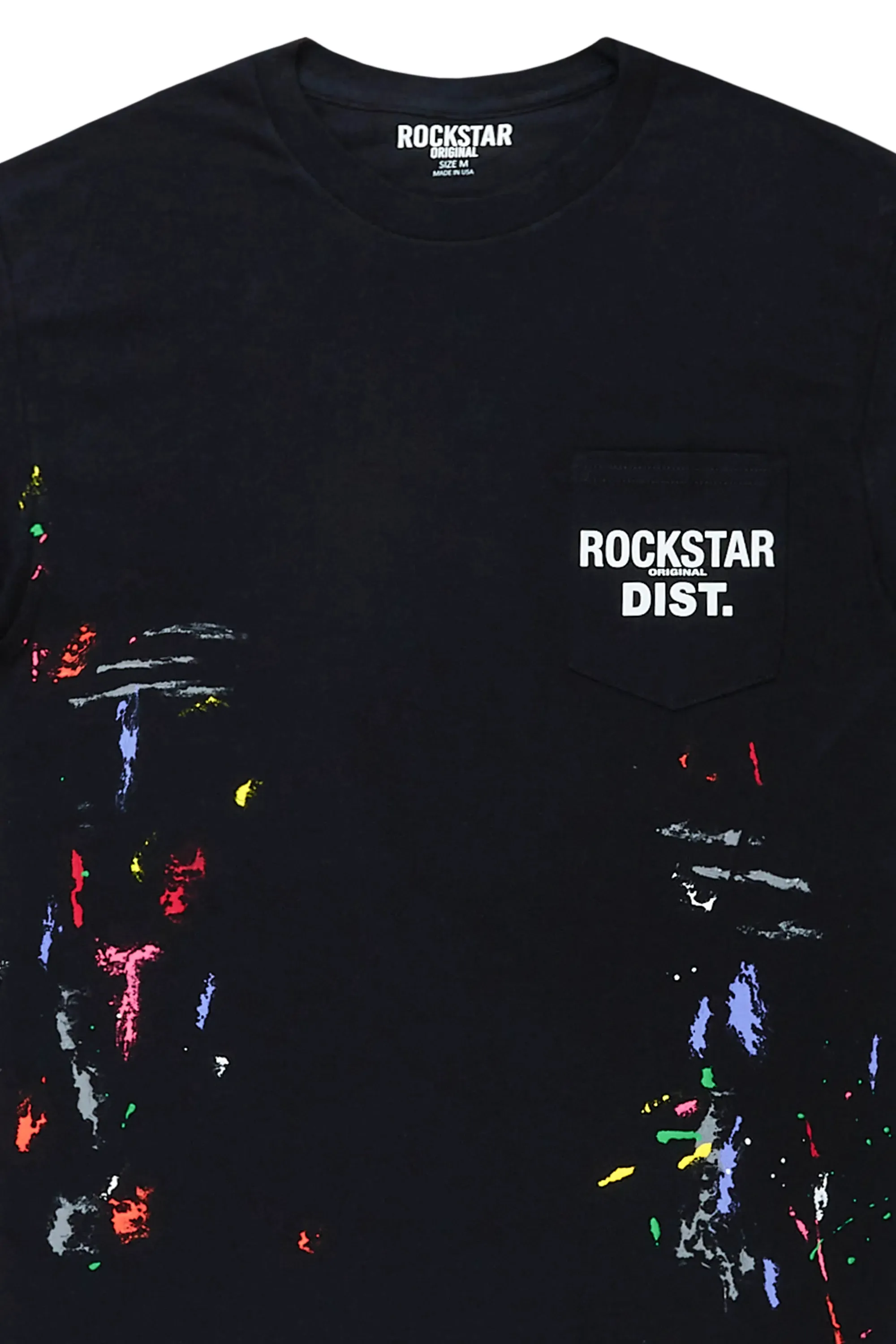 Pallas Black Graphic Pocket T-Shirt sold by Rockstar Original product image thumbnail 3