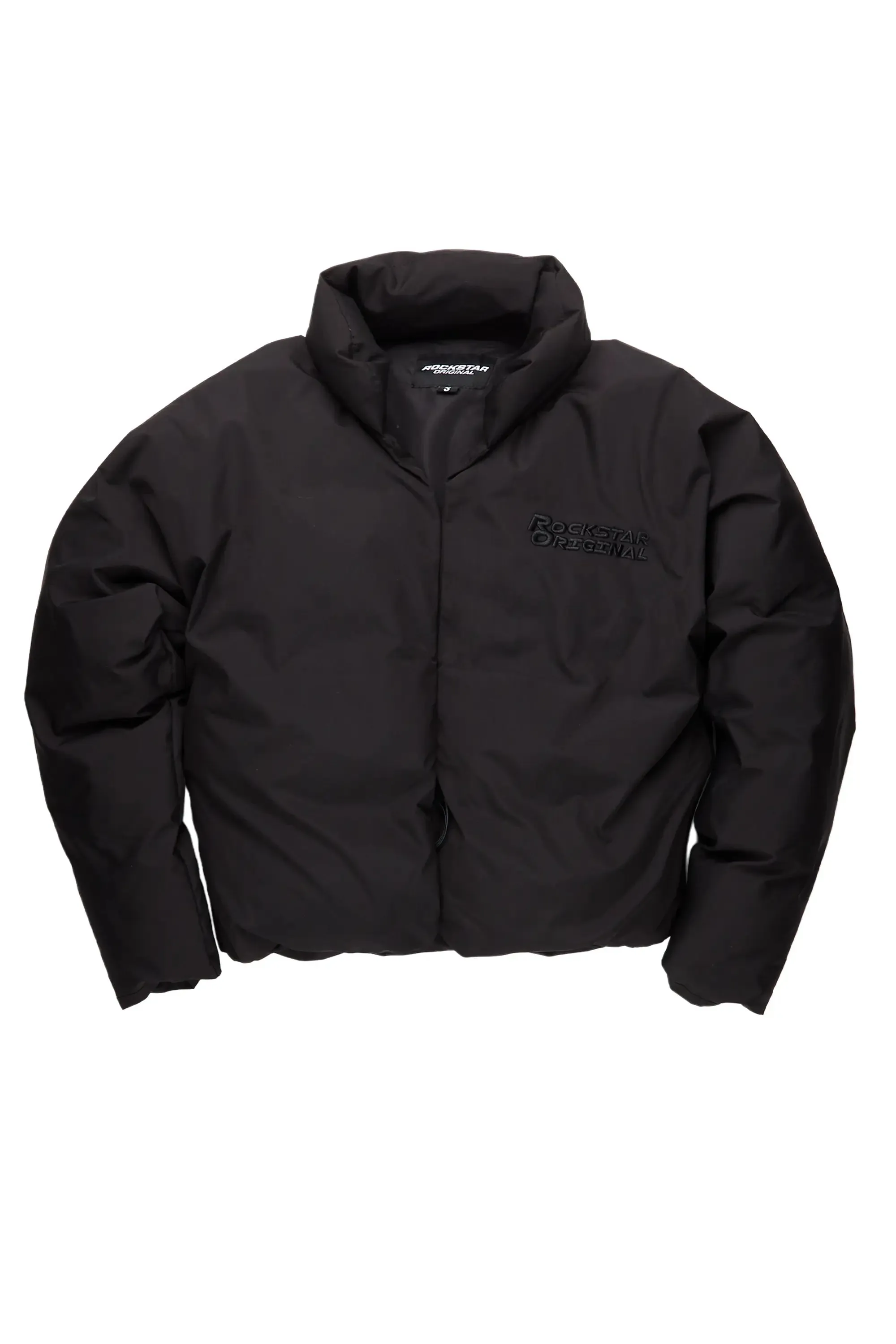 Damien Black Puffer Jacket sold by Rockstar Original product image thumbnail 2