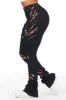 Marissa Black Painted Super Stacked Jean sold by Rockstar Original