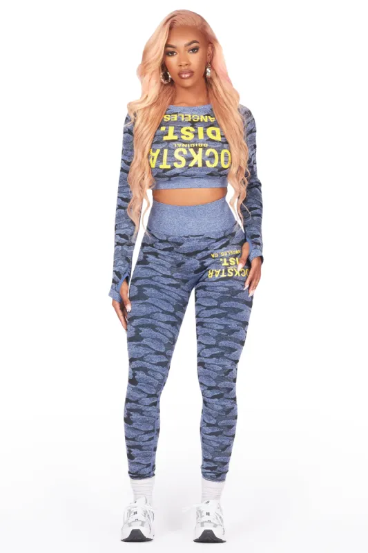 Sanaii Blue Camo Active Set sold by Rockstar Original