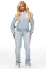 Nevaeh Heather Grey Super Stacked Trackset sold by Rockstar Original