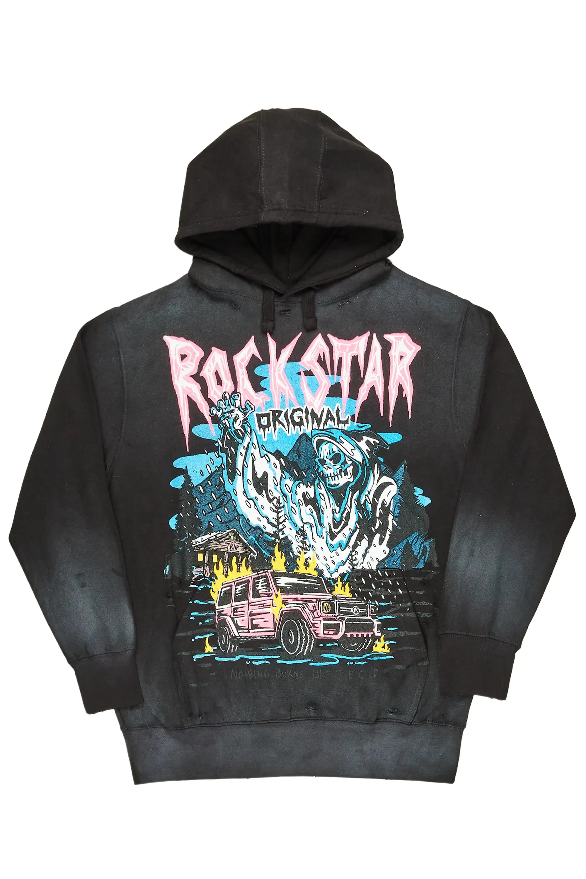 Mercy Wagon Black Oversized Hoodie sold by Rockstar Original