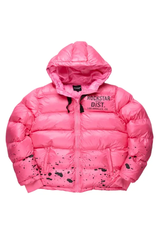 Art Dist. Pink Puffer Jacket sold by Rockstar Original