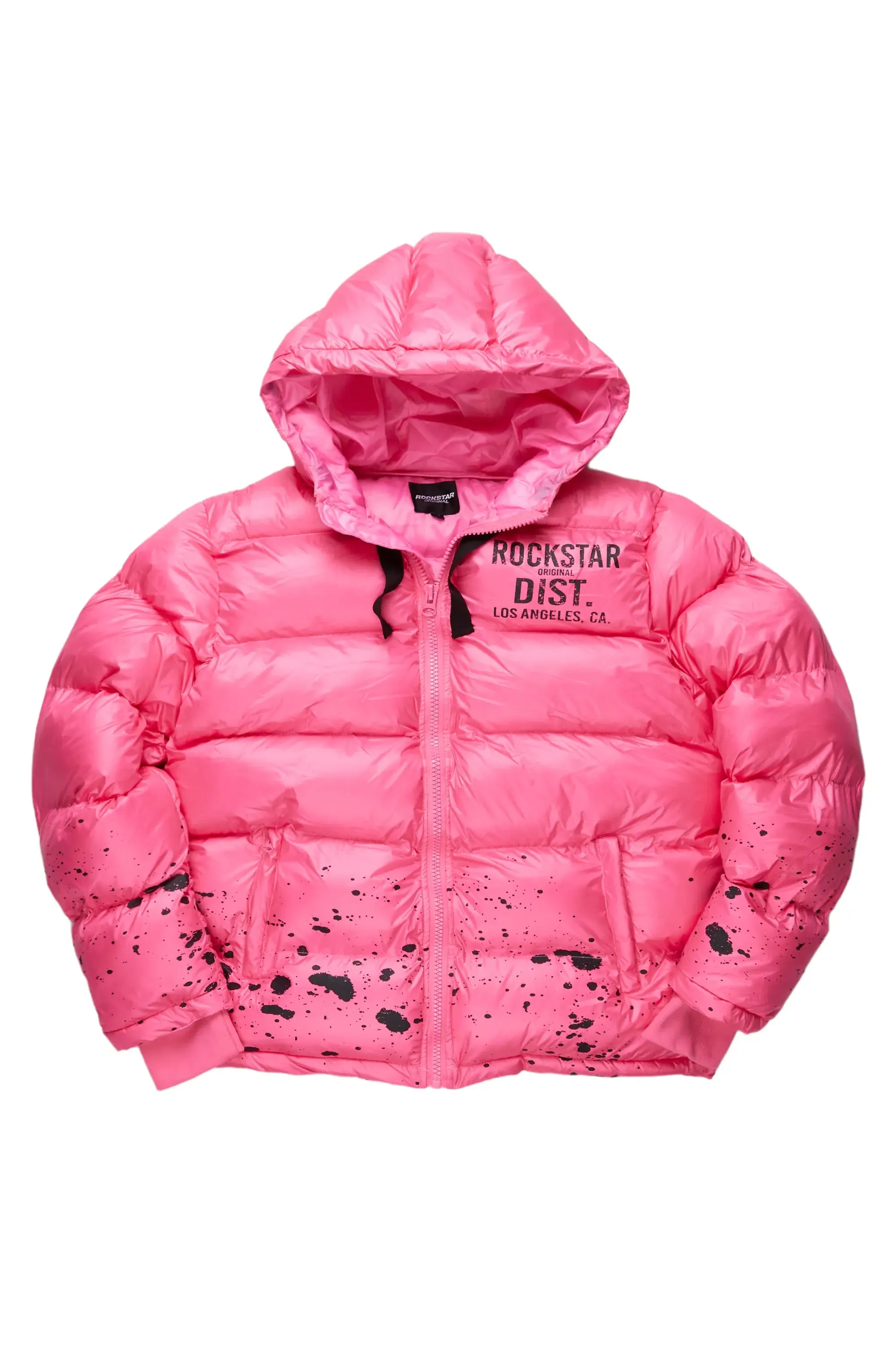 Art Dist. Pink Puffer Jacket sold by Rockstar Original