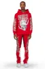 Cruz Red/White Stacked Flare Track Set sold by Rockstar Original