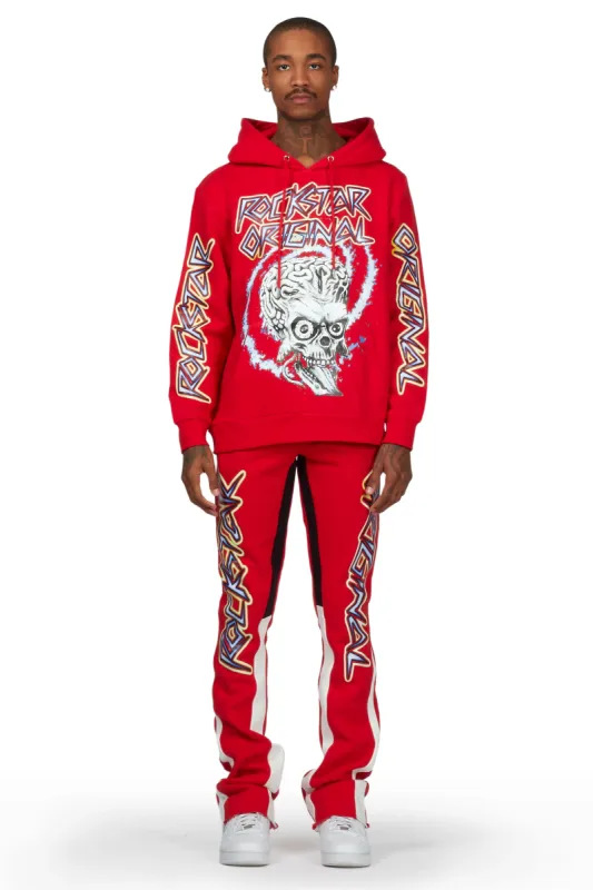 Cruz Red/White Stacked Flare Track Set sold by Rockstar Original