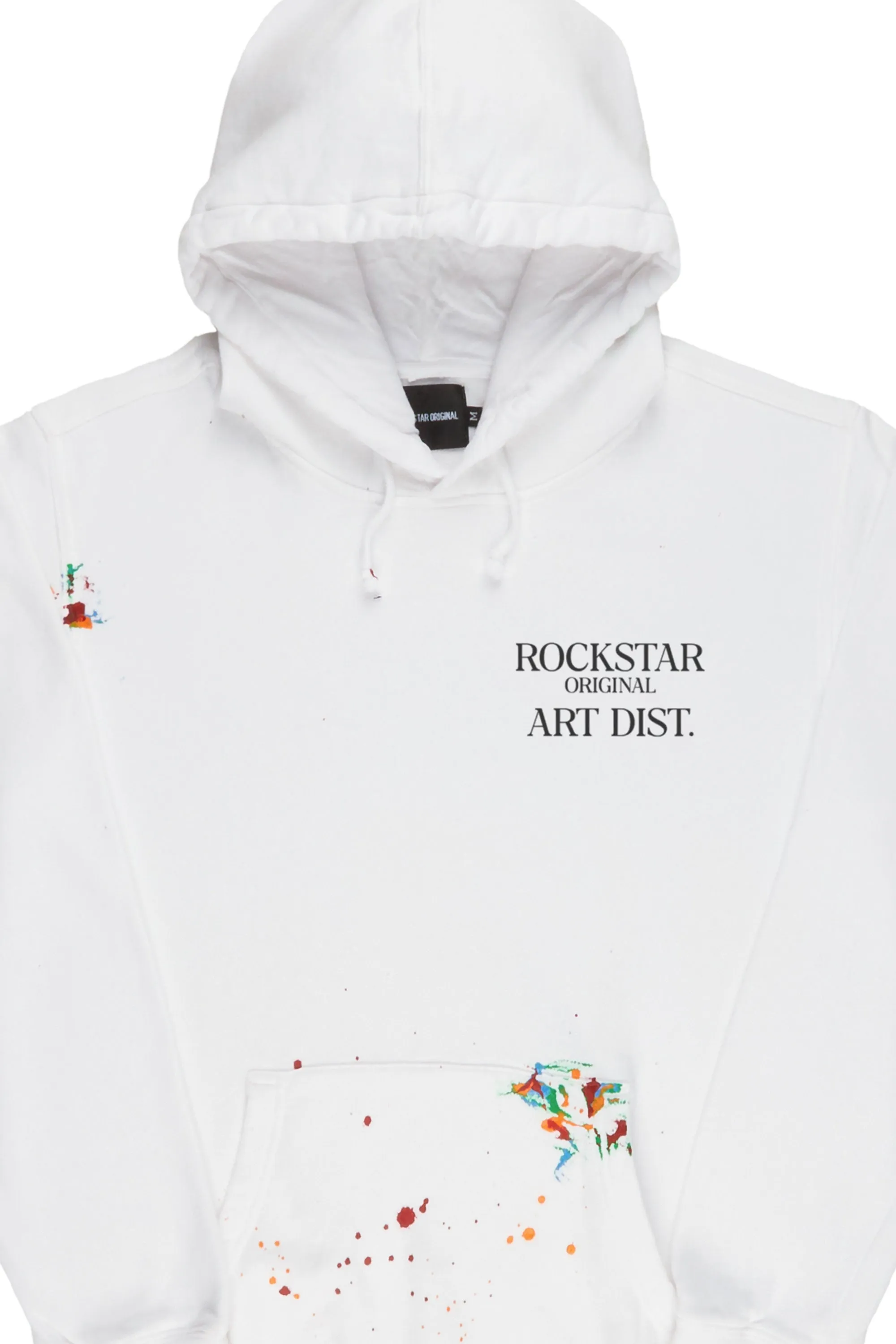 Rockstar Art Dist. White Graphic Hoodie sold by Rockstar Original product image thumbnail 2