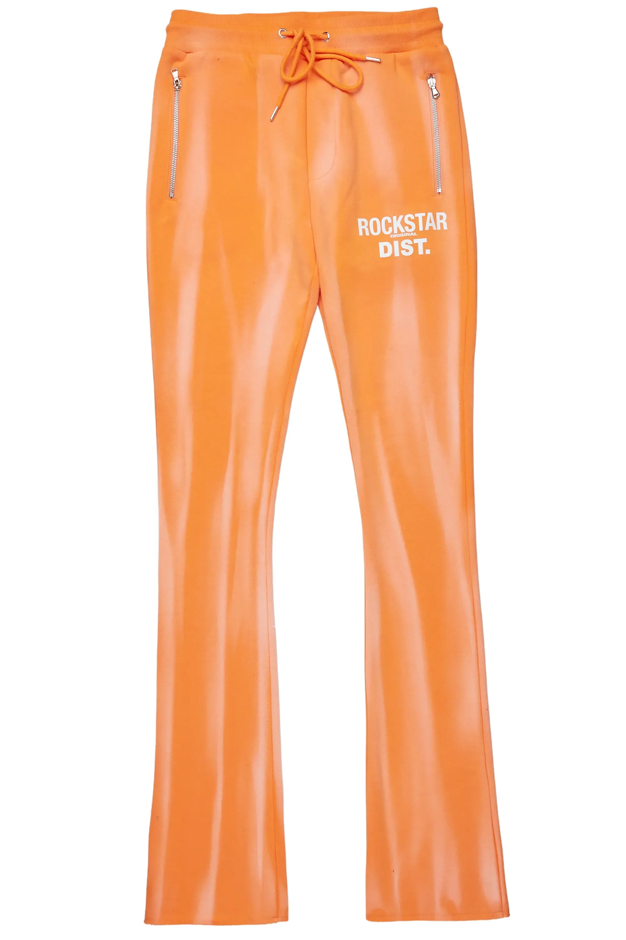 Firoz Orange Graphic Stacked Flare Pant sold by Rockstar Original product image thumbnail 2