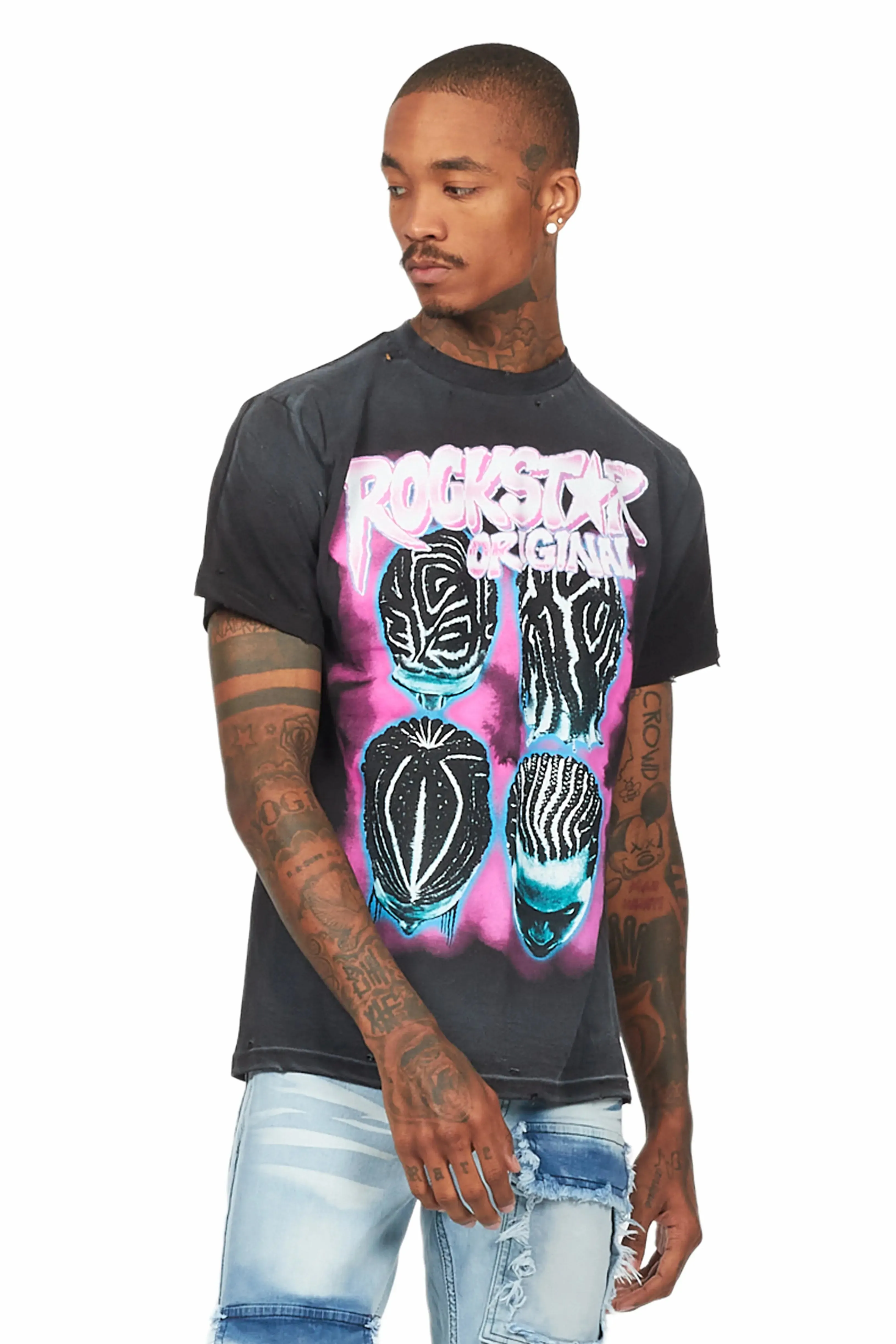 Barber Black Graphic T-Shirt sold by Rockstar Original product image thumbnail 4