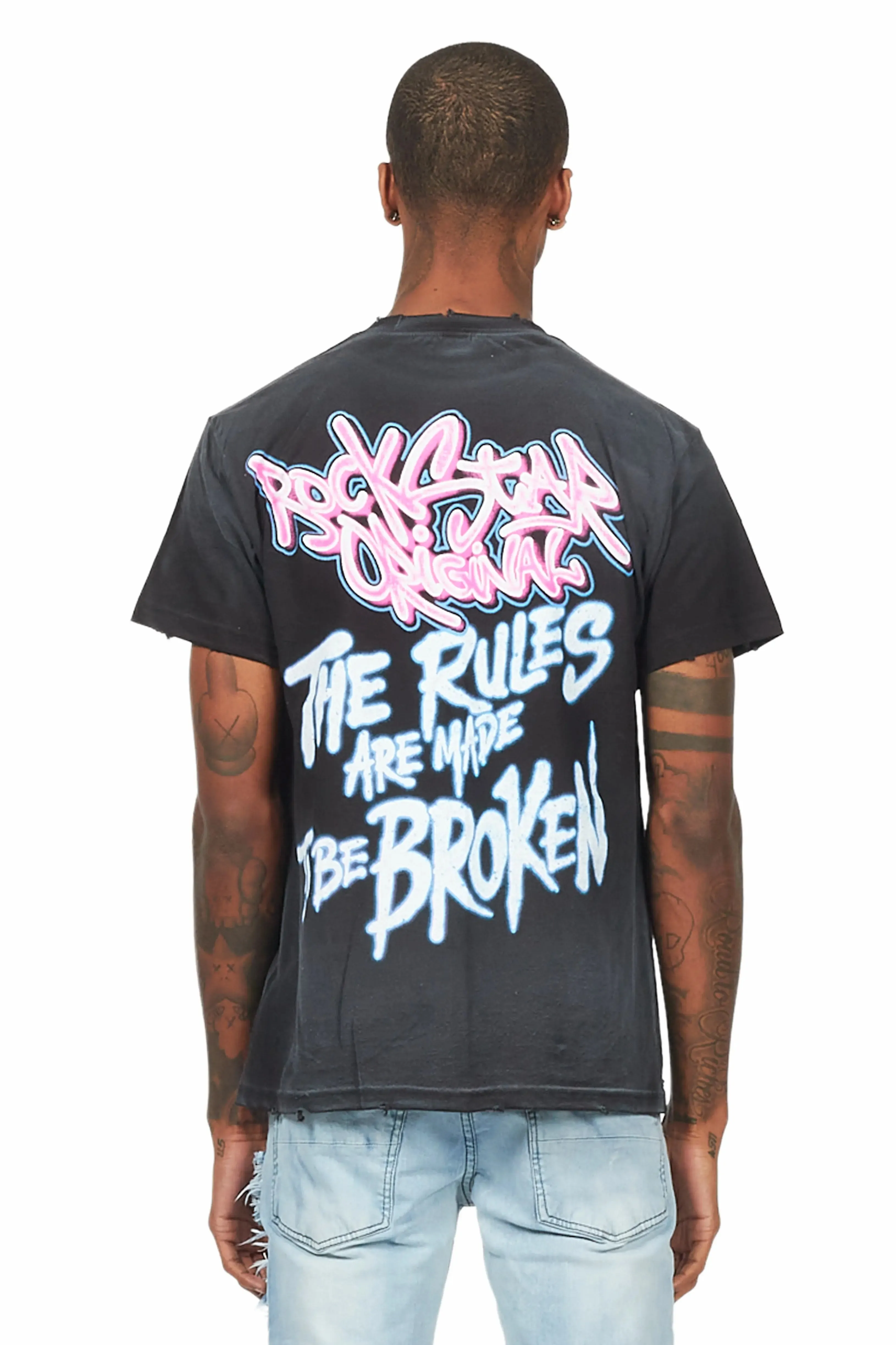 Barber Black Graphic T-Shirt sold by Rockstar Original product image thumbnail 5