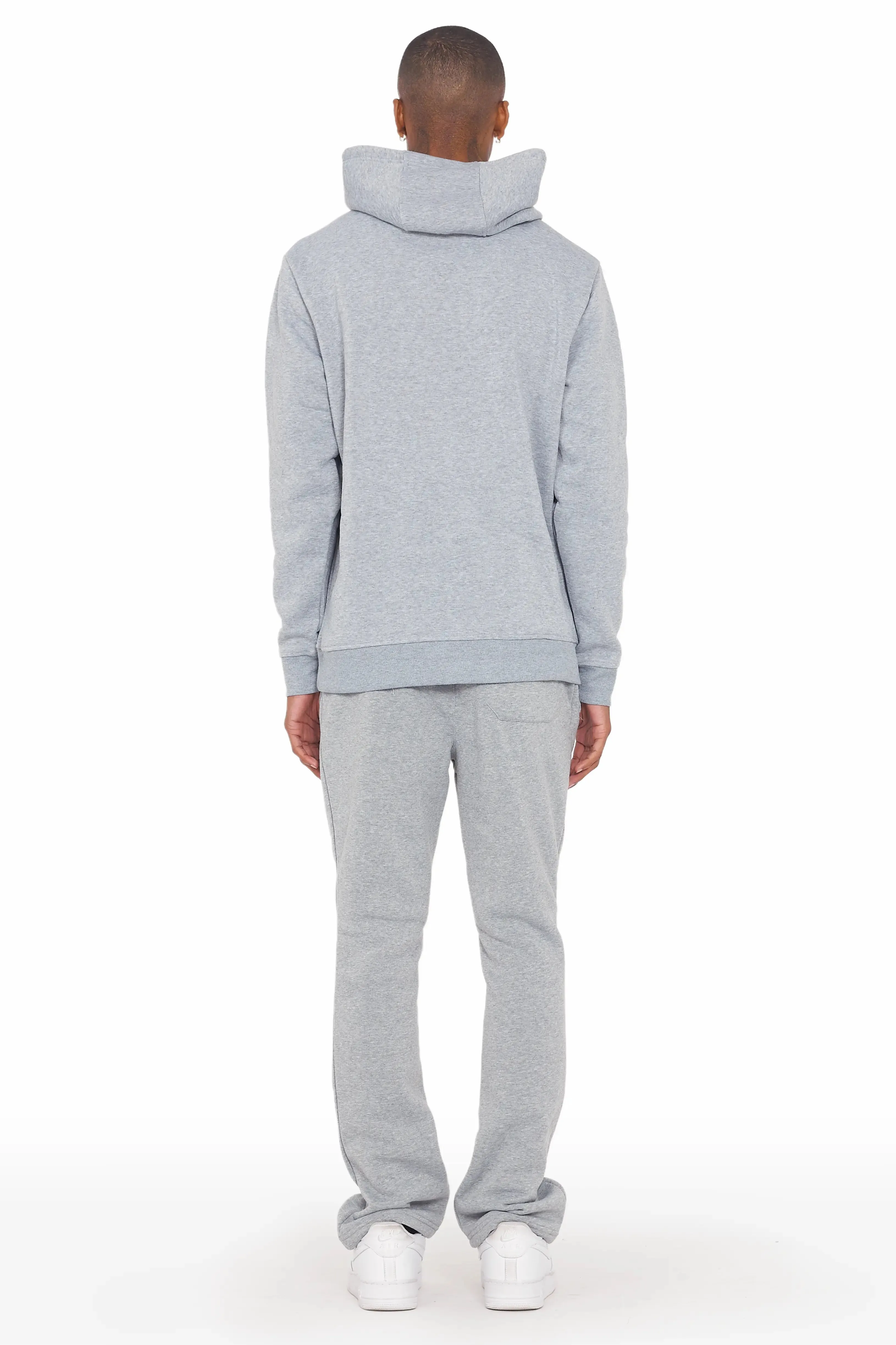 Scottie Grey/Black Paint Splatter Hoodie/Stacked Flare Pant Set sold by Rockstar Original product image thumbnail 5