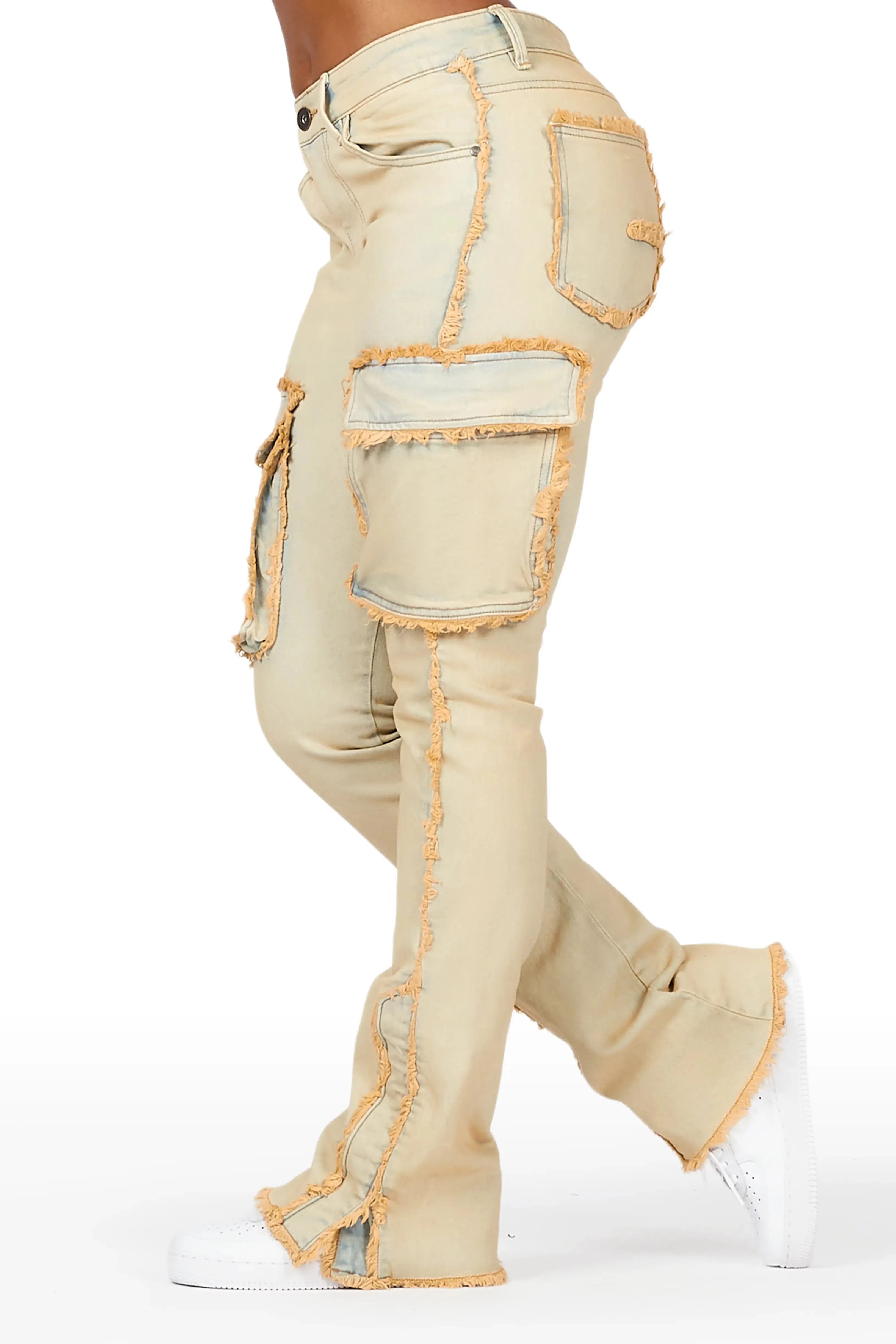 Camara Acid Wash Stacked Flare Jean sold by Rockstar Original product image thumbnail 4