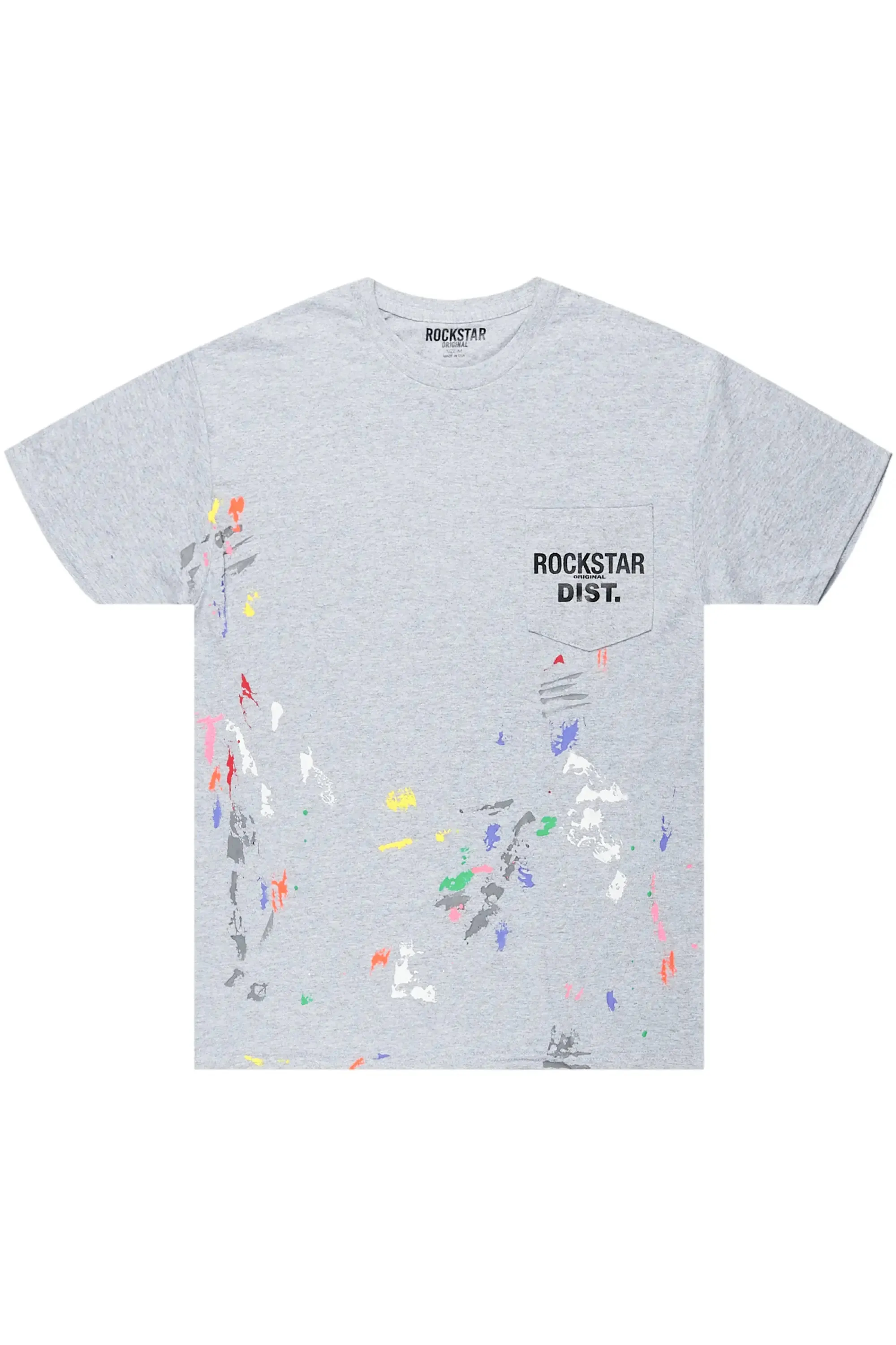 Pallas Grey Graphic Pocket T-Shirt sold by Rockstar Original product image thumbnail 2