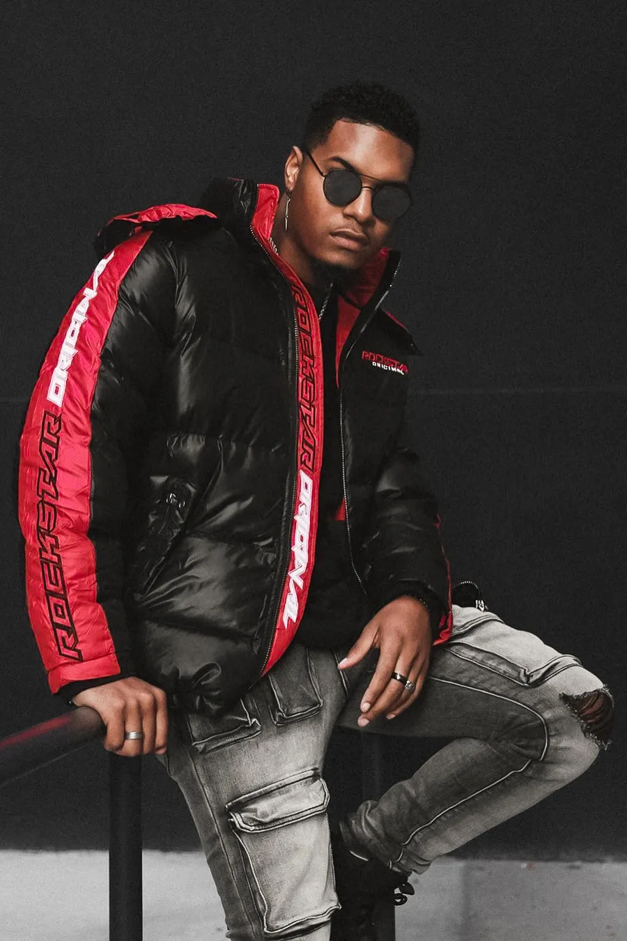 Black Alasia Puffer Jacket sold by Rockstar Original product image thumbnail 3