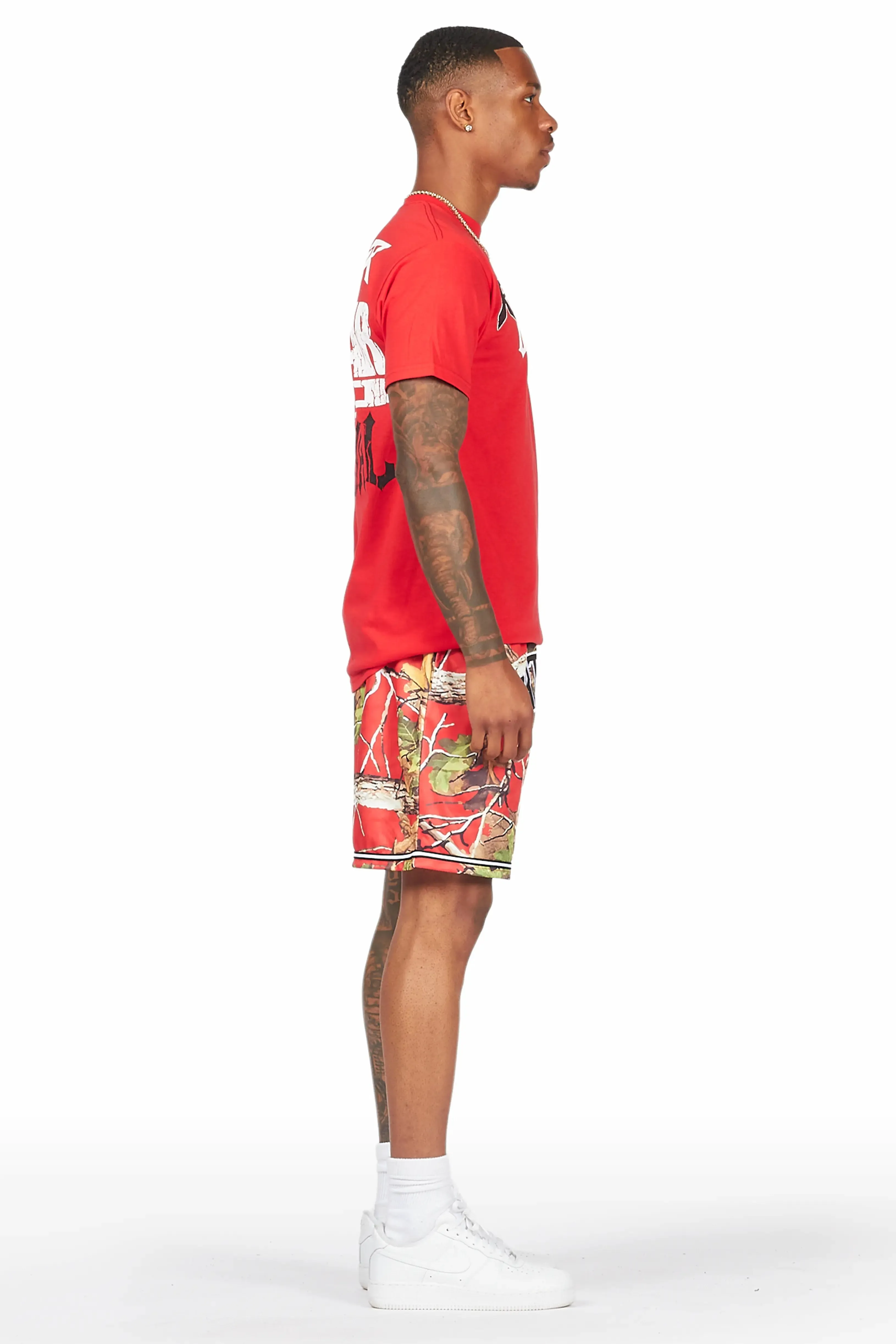 Ceri Red Graphic Short sold by Rockstar Original product image thumbnail 5